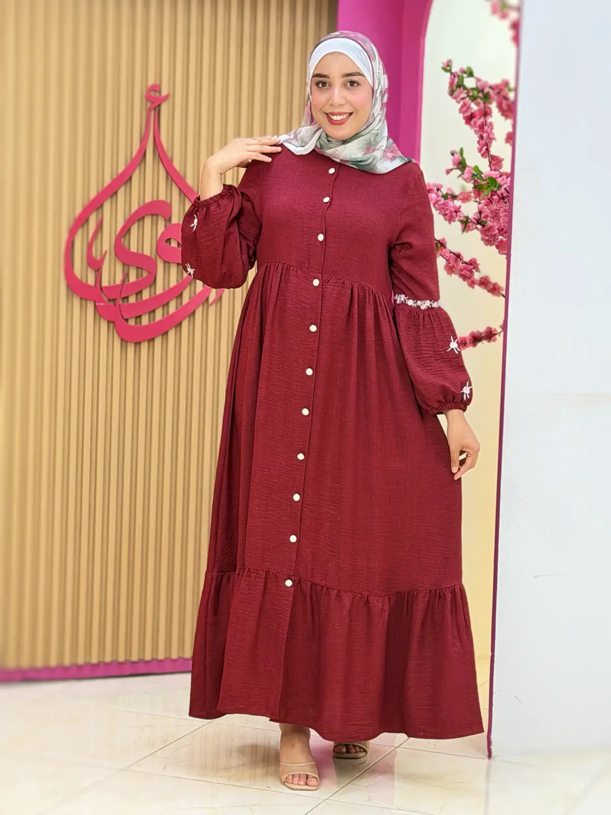 فستان ورود دم الغزال