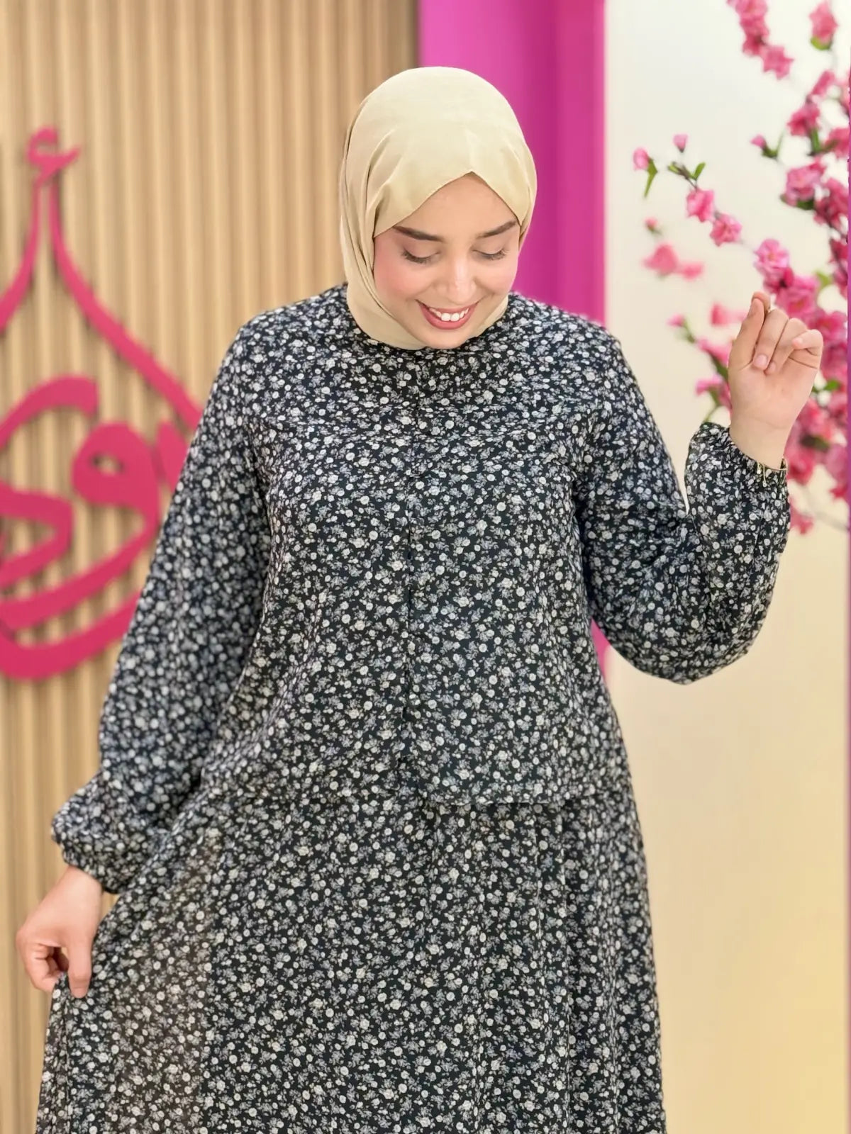 طقم جمانة أسود
