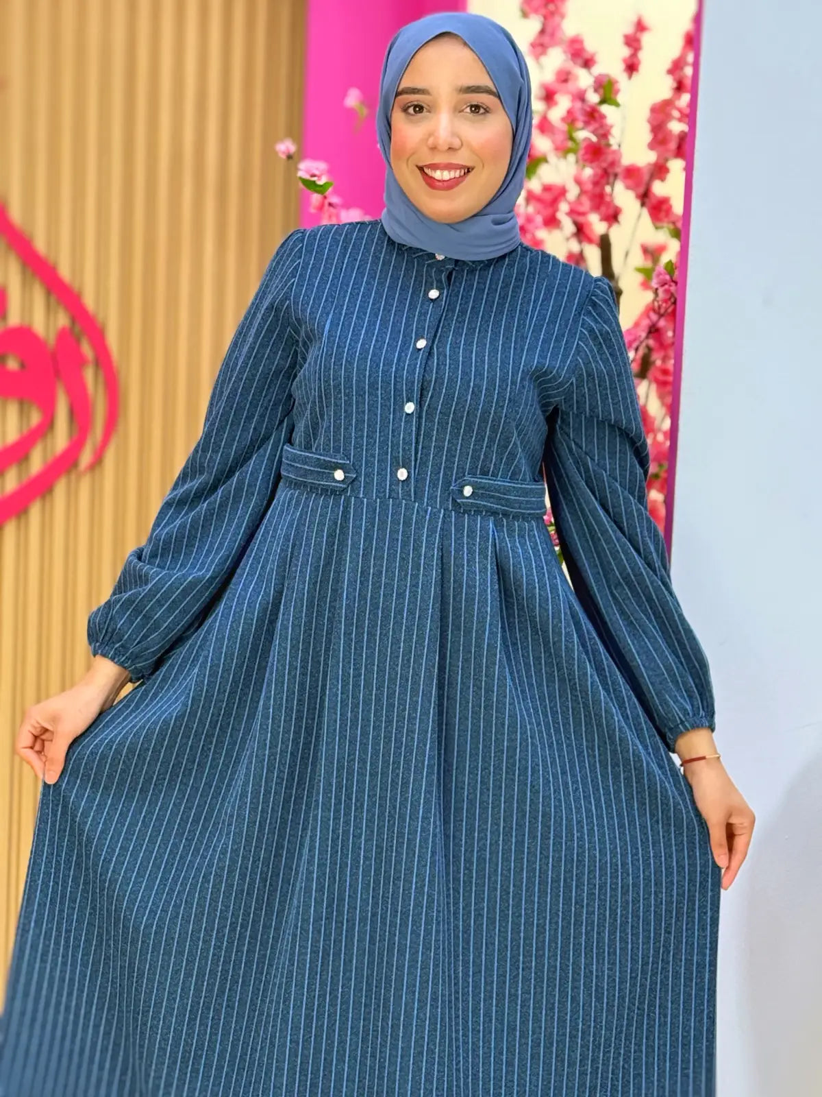 فستان لين بترولي