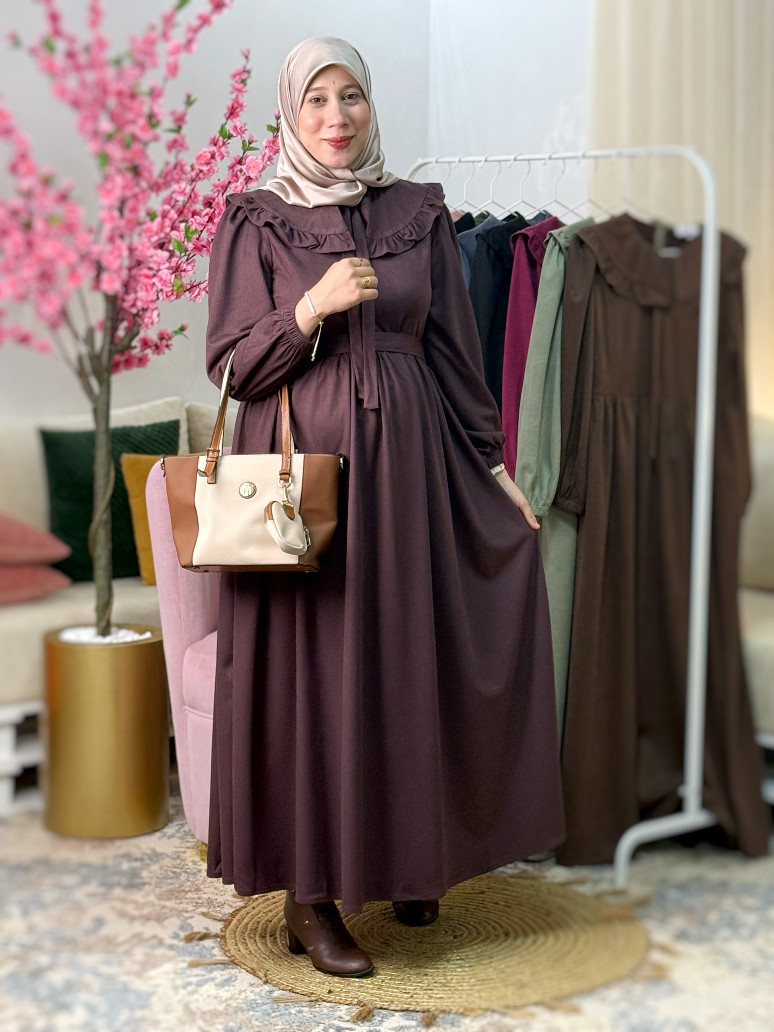 Robe NISRINE Chocolat