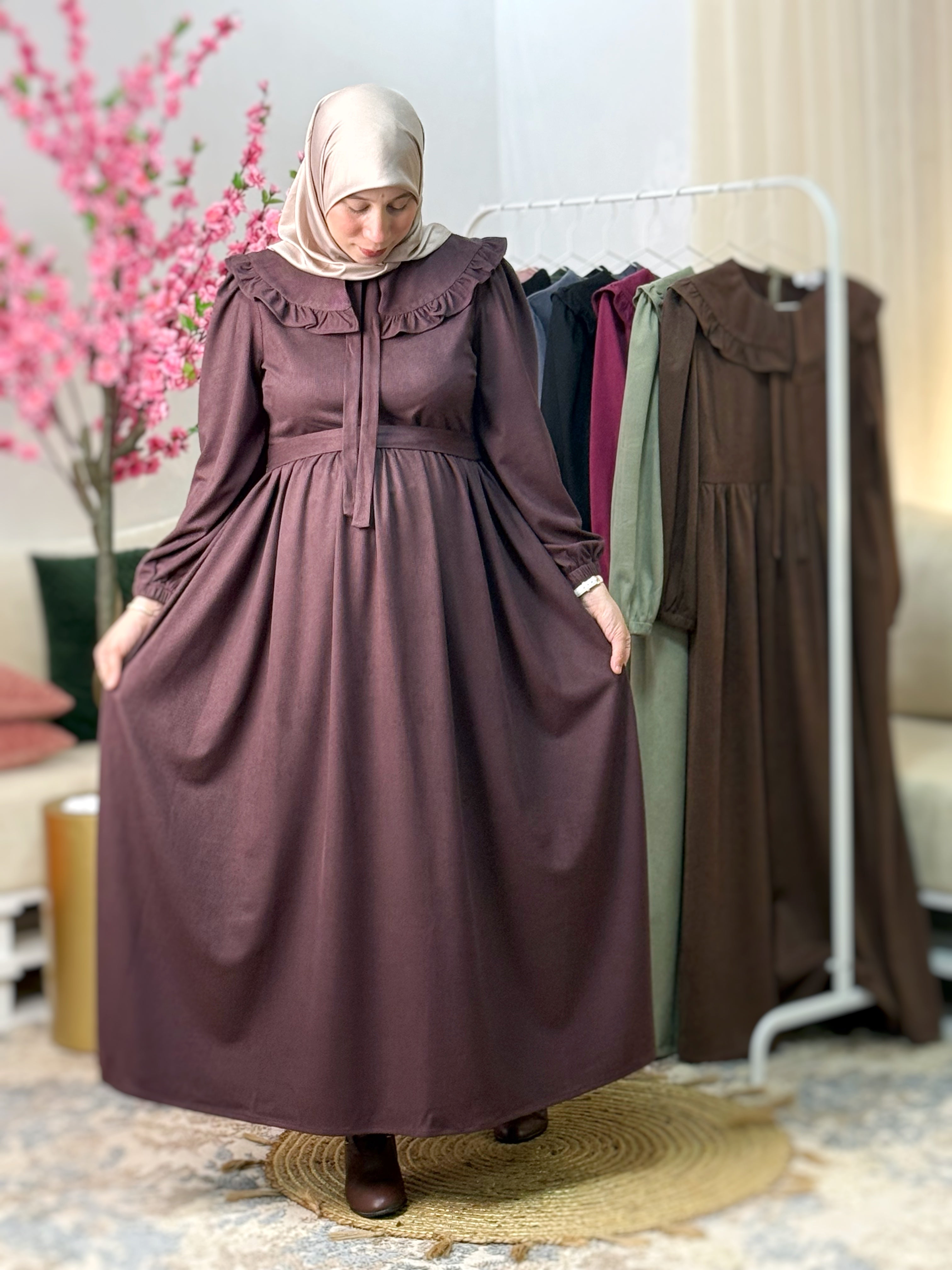 Robe NISRINE Chocolat