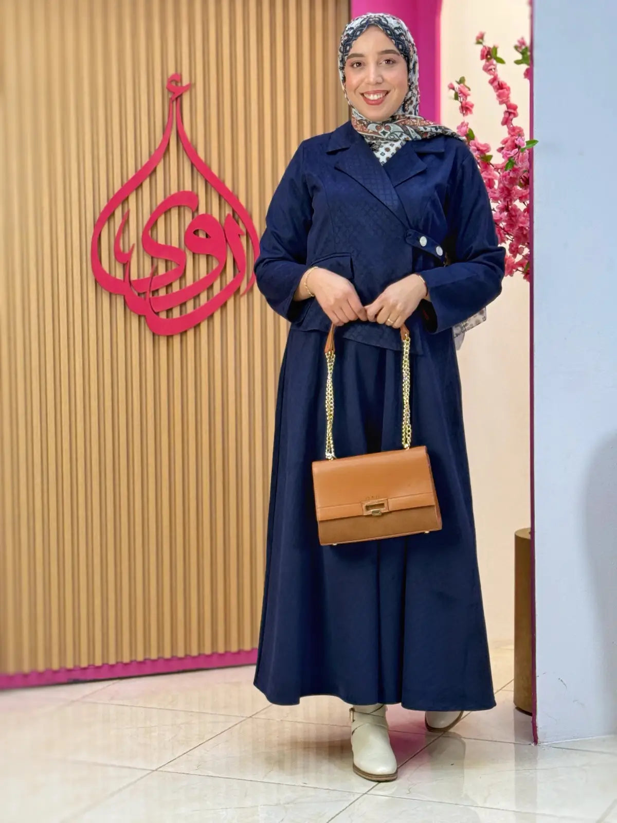 فستان ميرا أزرق