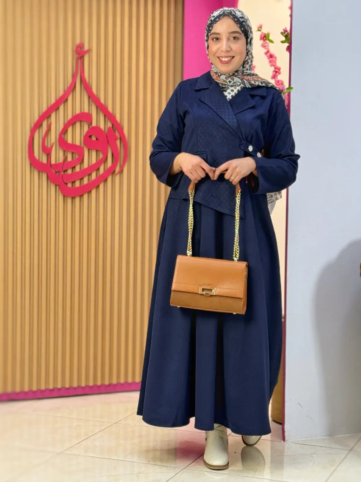 فستان ميرا أزرق