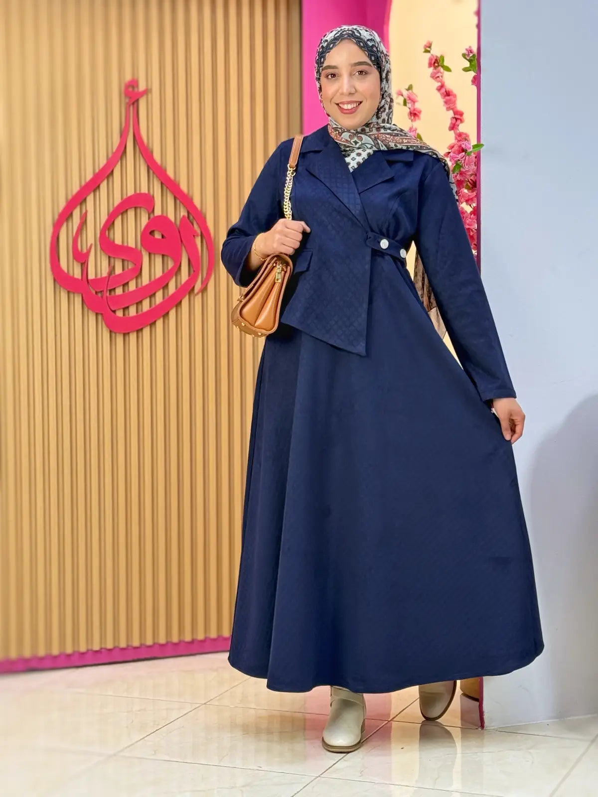 فستان ميرا أزرق