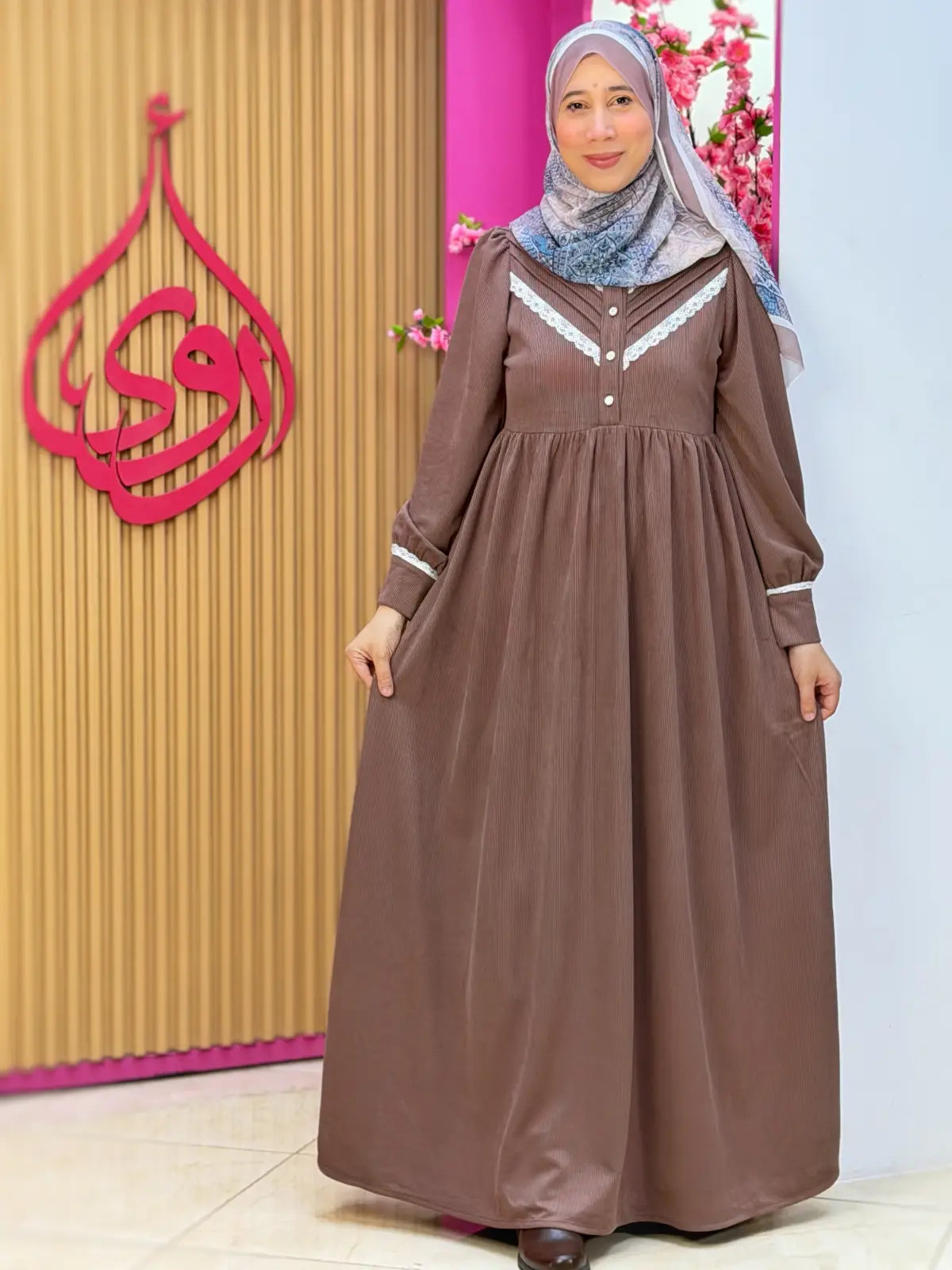 فستان تالة شكلاطي