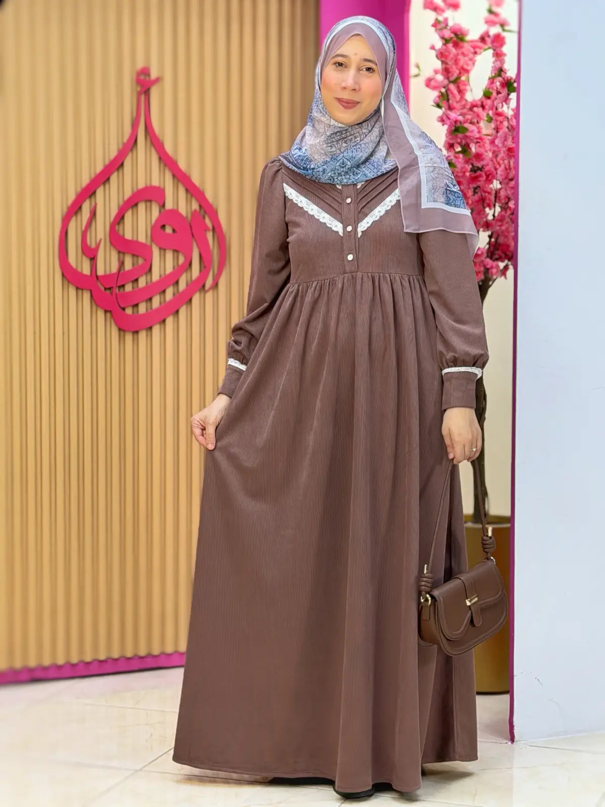 فستان تالة شكلاطي