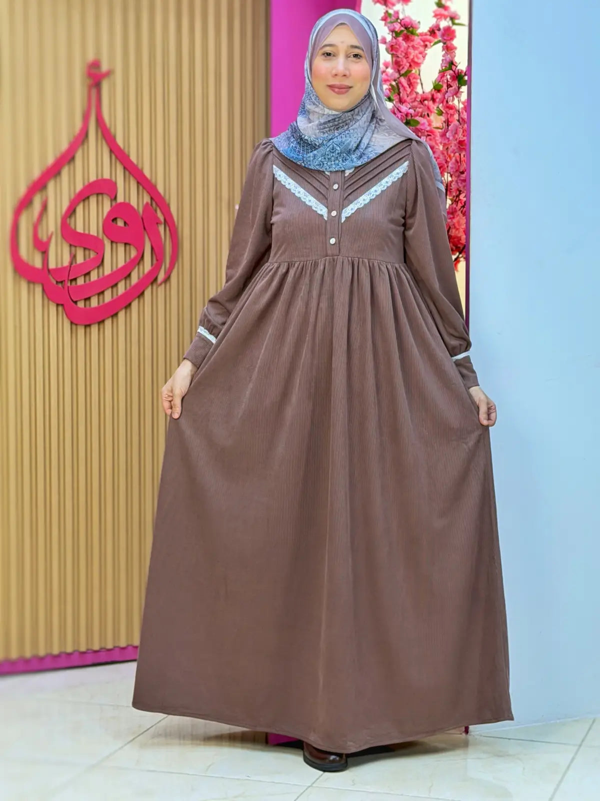 فستان تالة شكلاطي