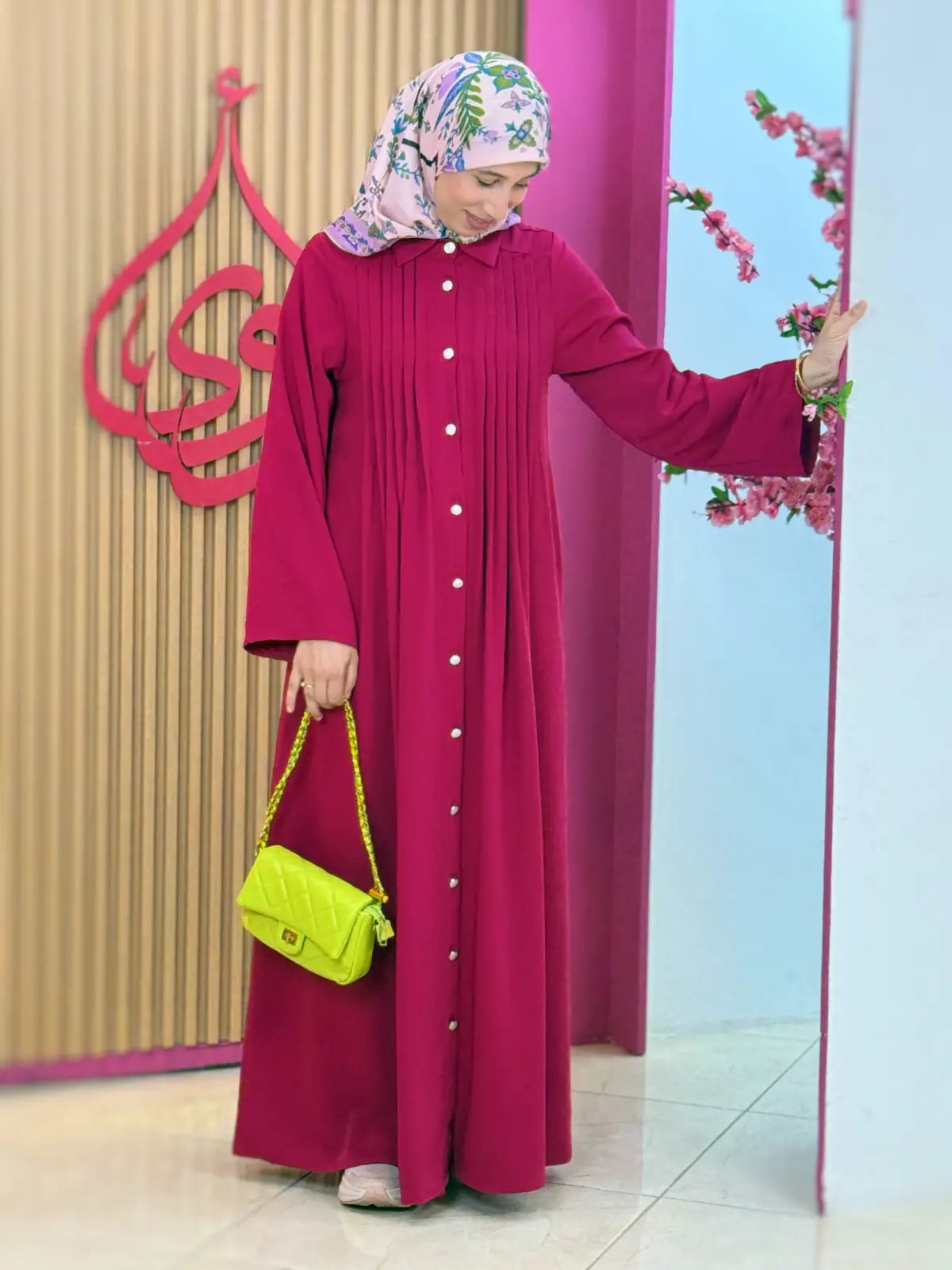 فستان ريماس فوشيا