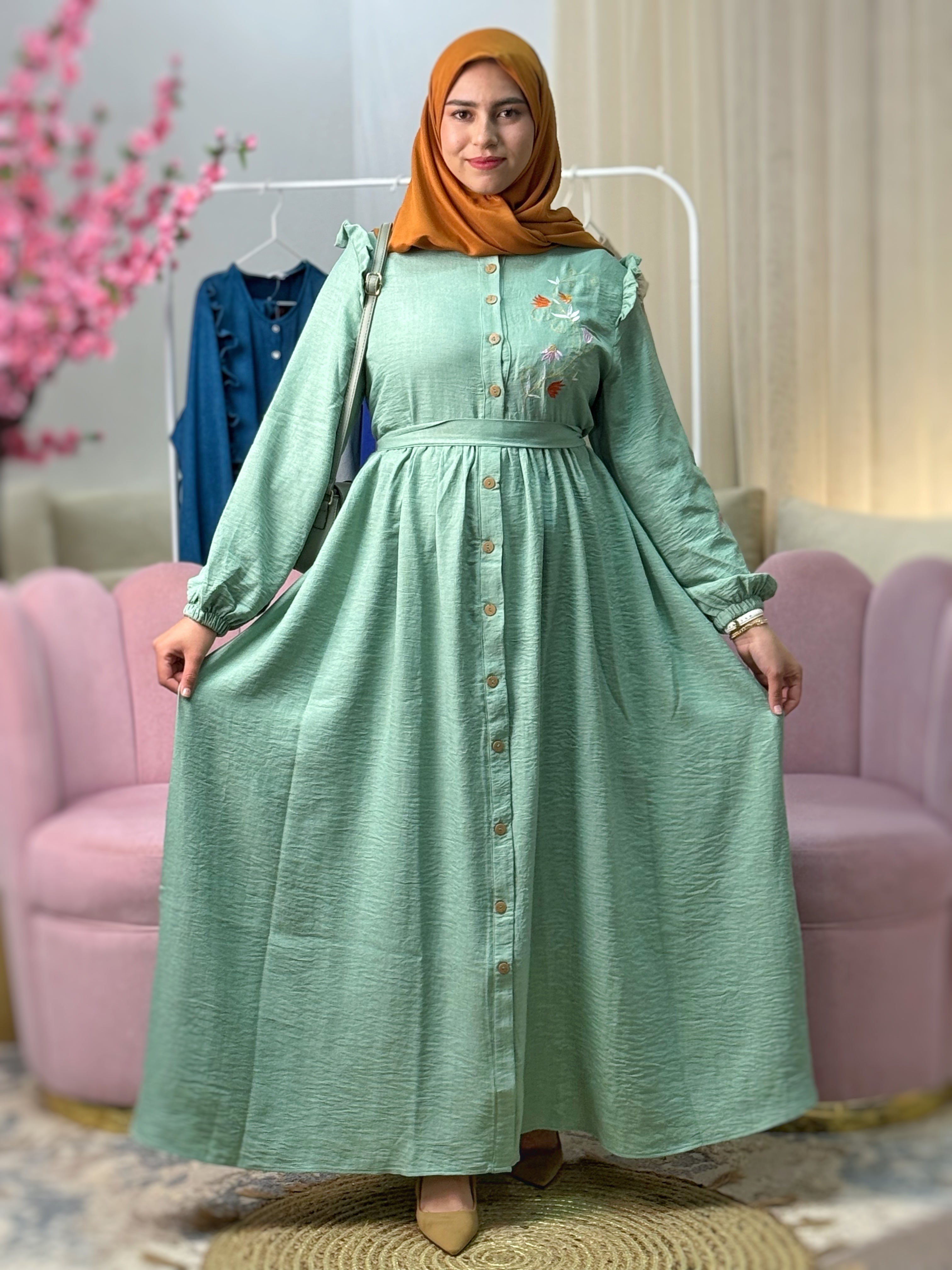 Robe CELIA Vert