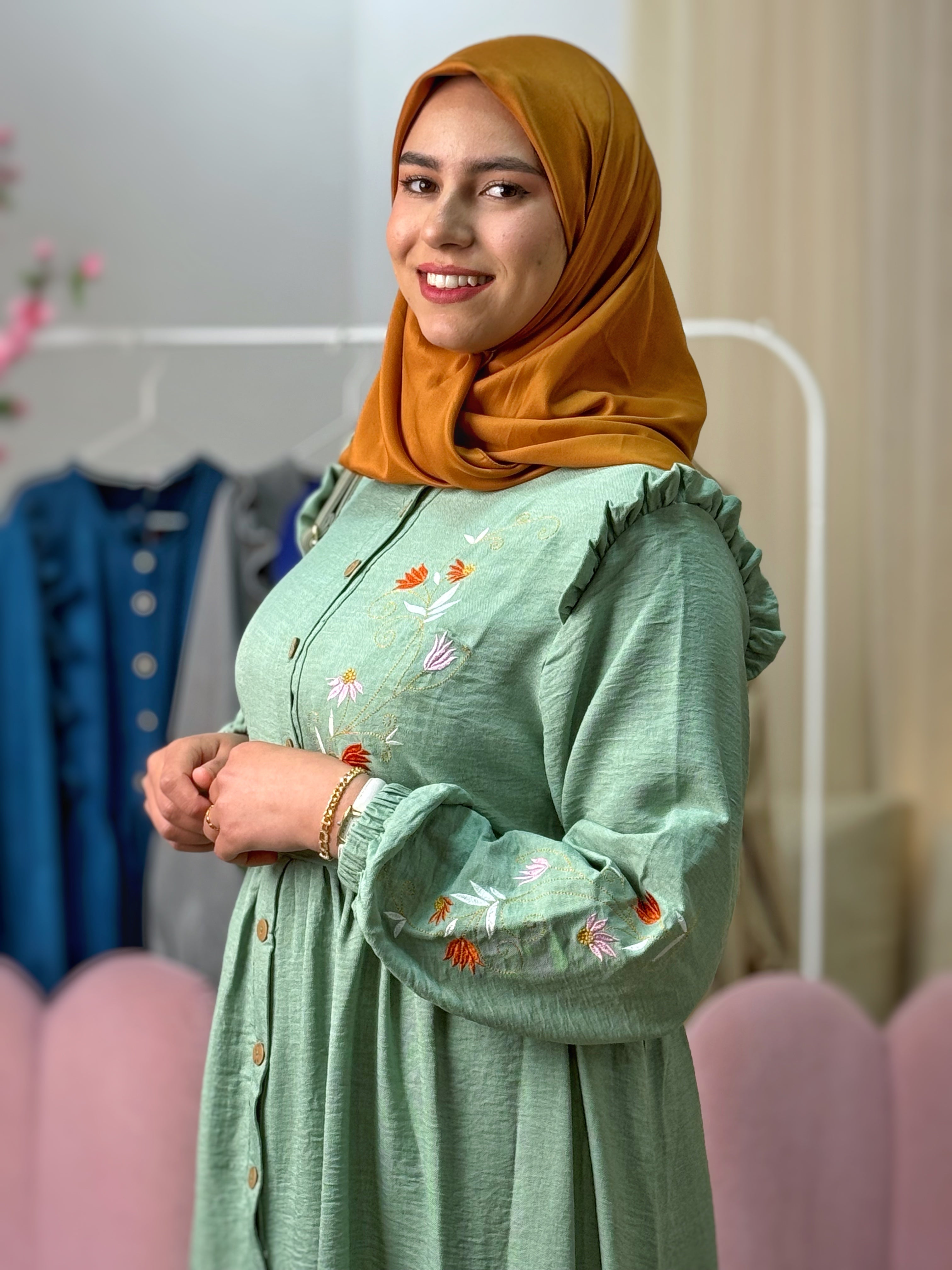 Robe CELIA Vert