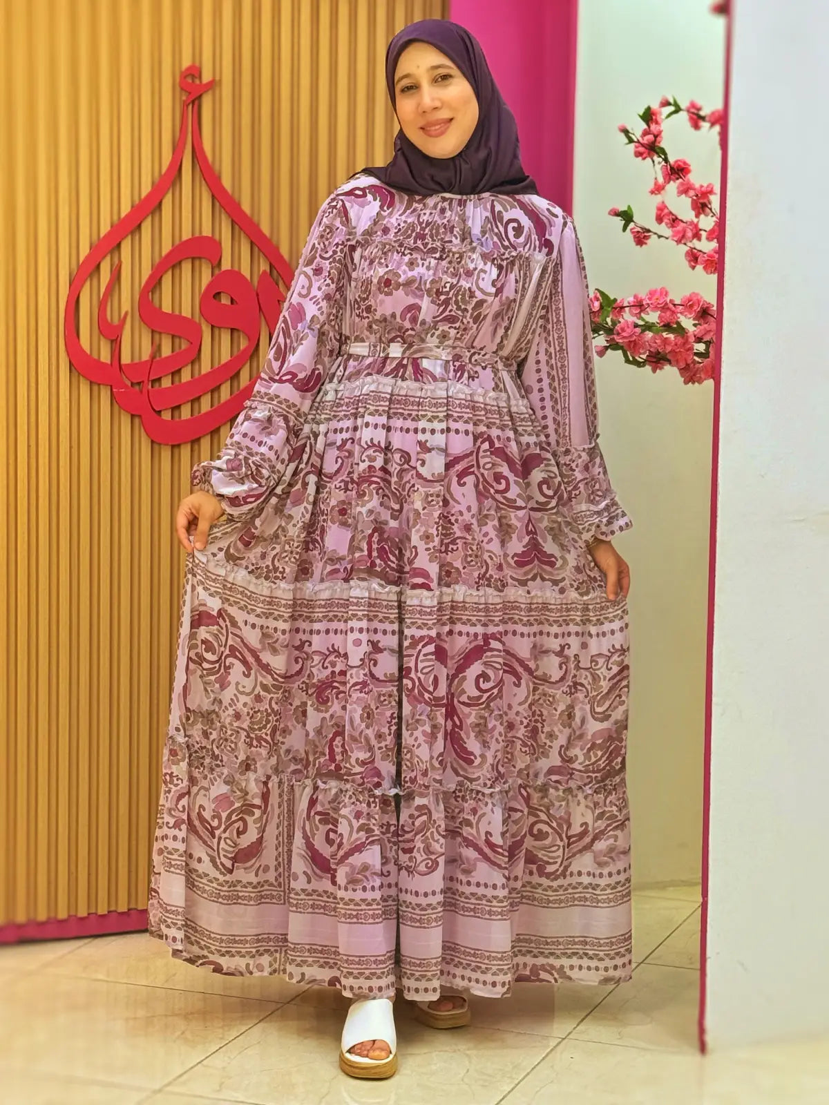 فستان روح بنفسجي