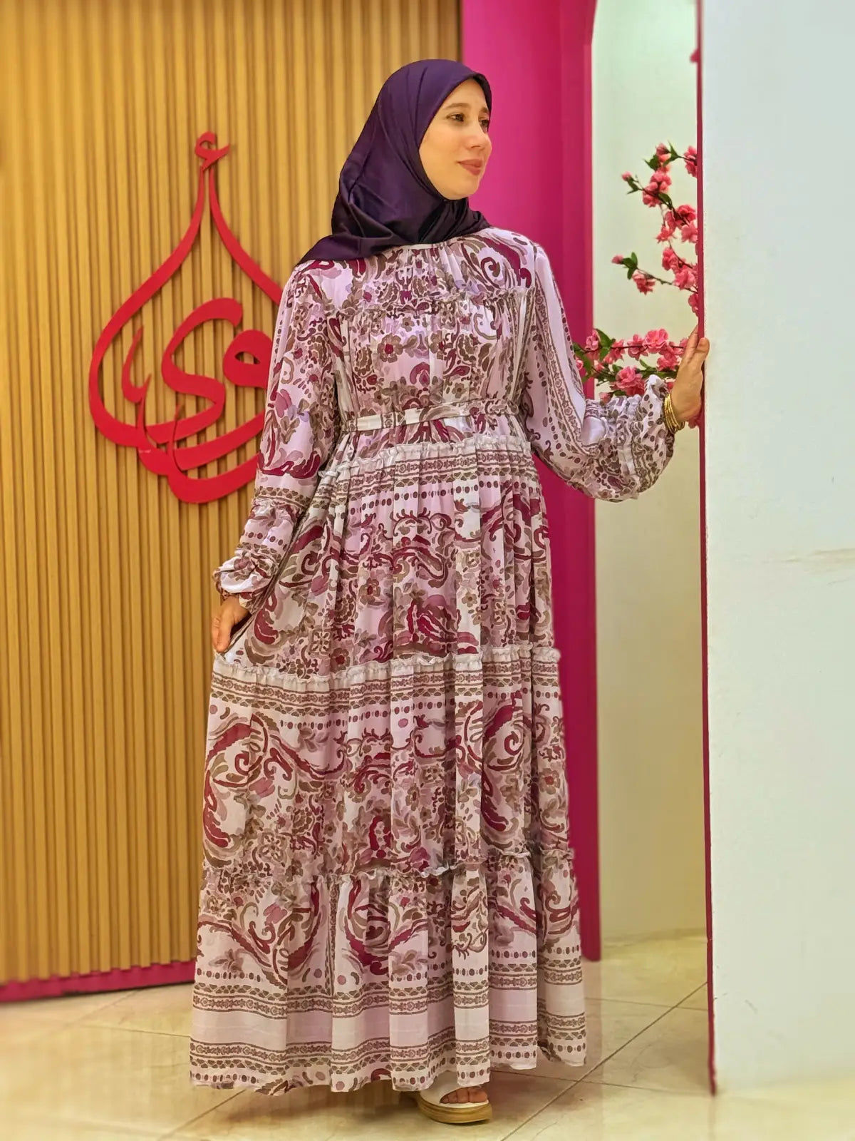 فستان روح بنفسجي