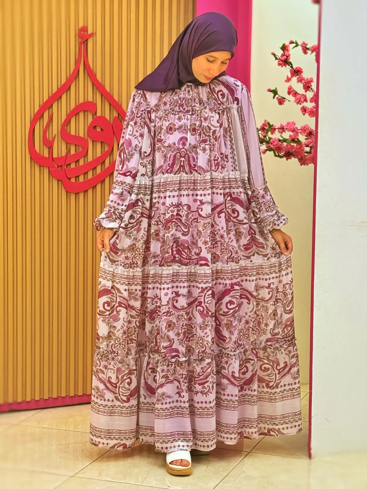 فستان روح بنفسجي