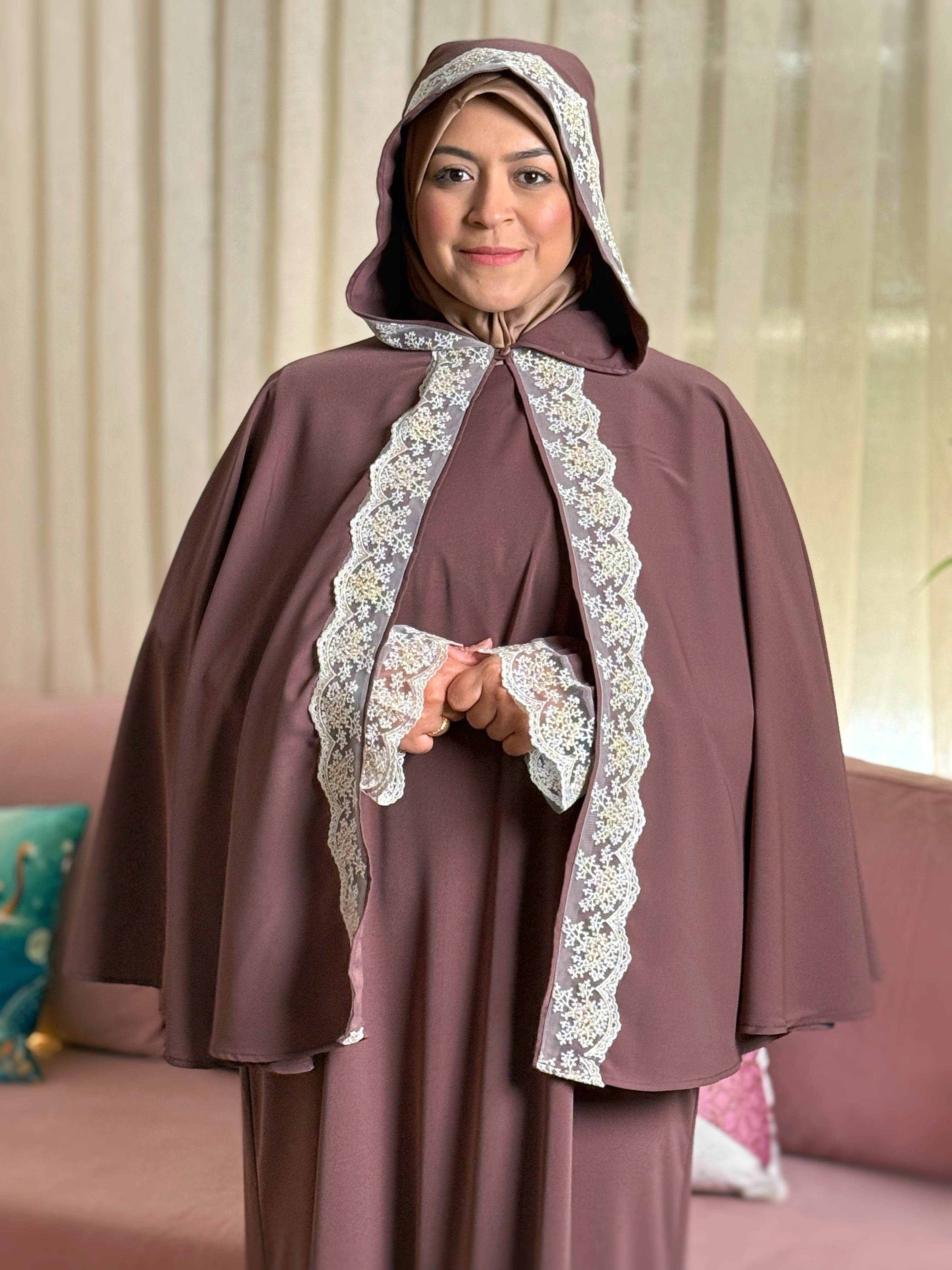 ABAYA MAYMONA Chocolat