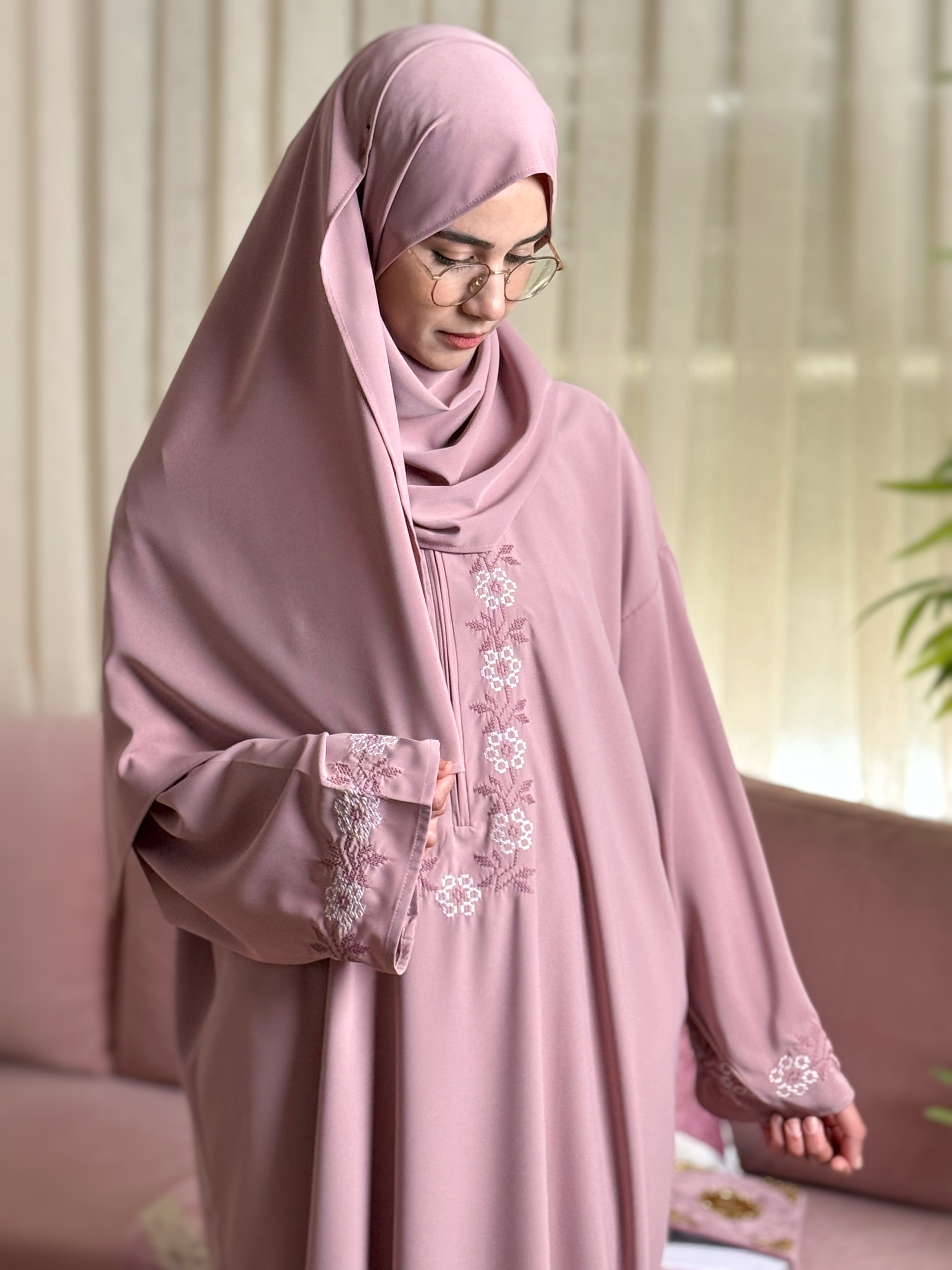 ABAYA HAFSA Rose