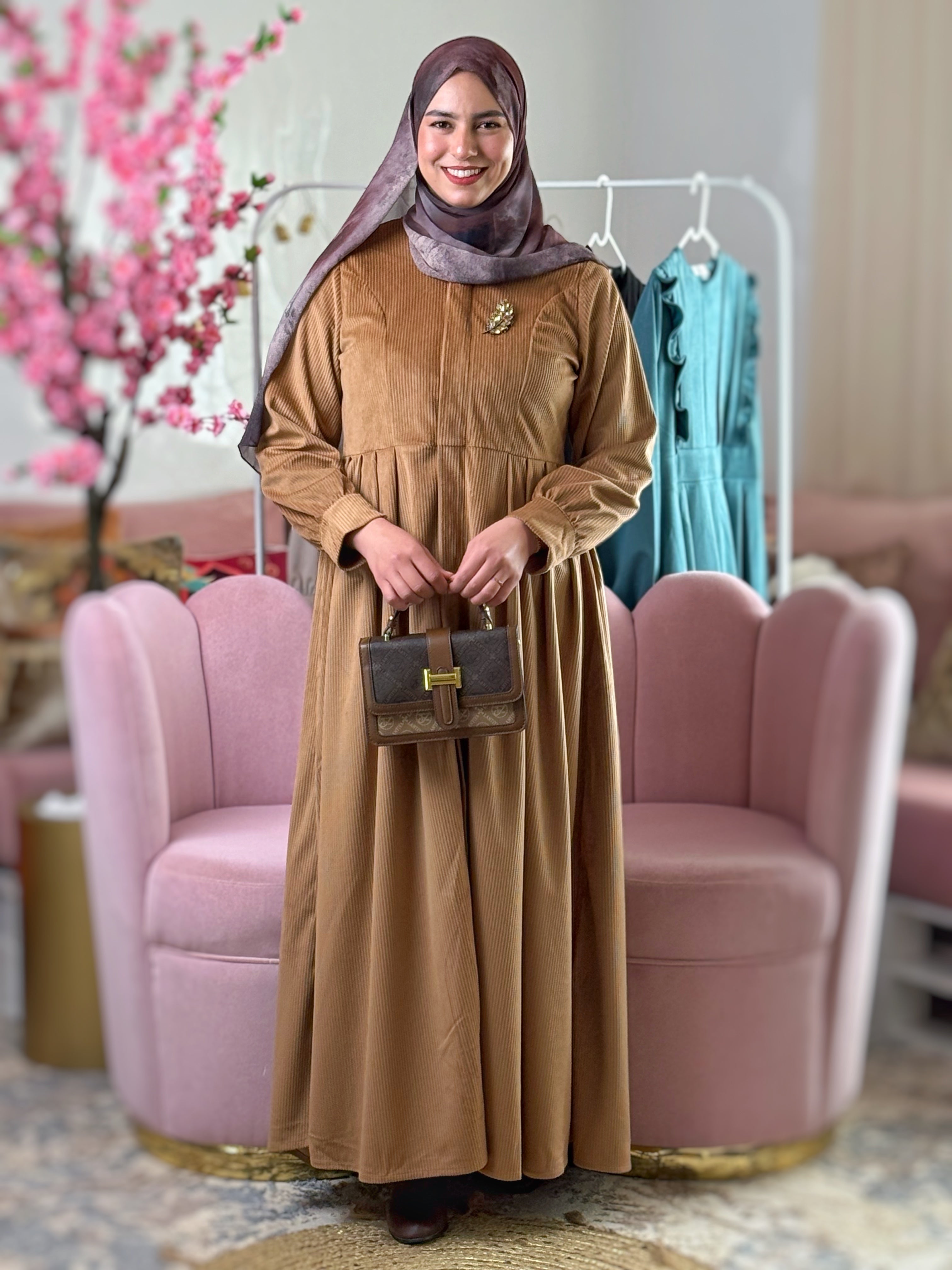 Robe SOUHAILA Camel