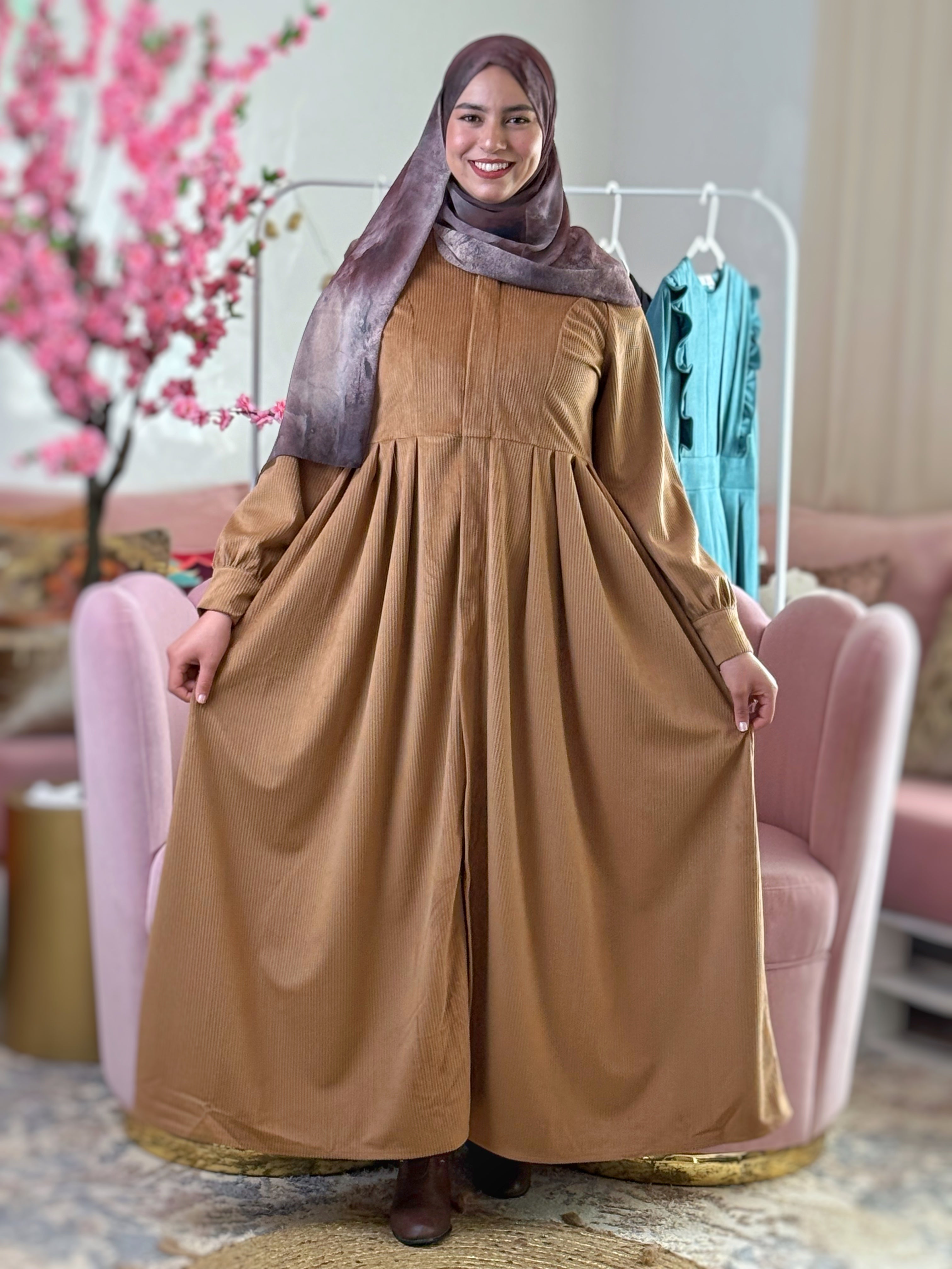 Robe SOUHAILA Camel