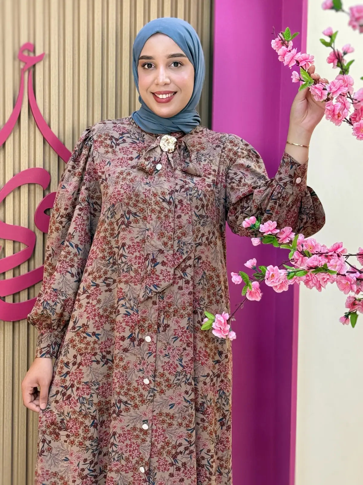 فستان راوية بيج