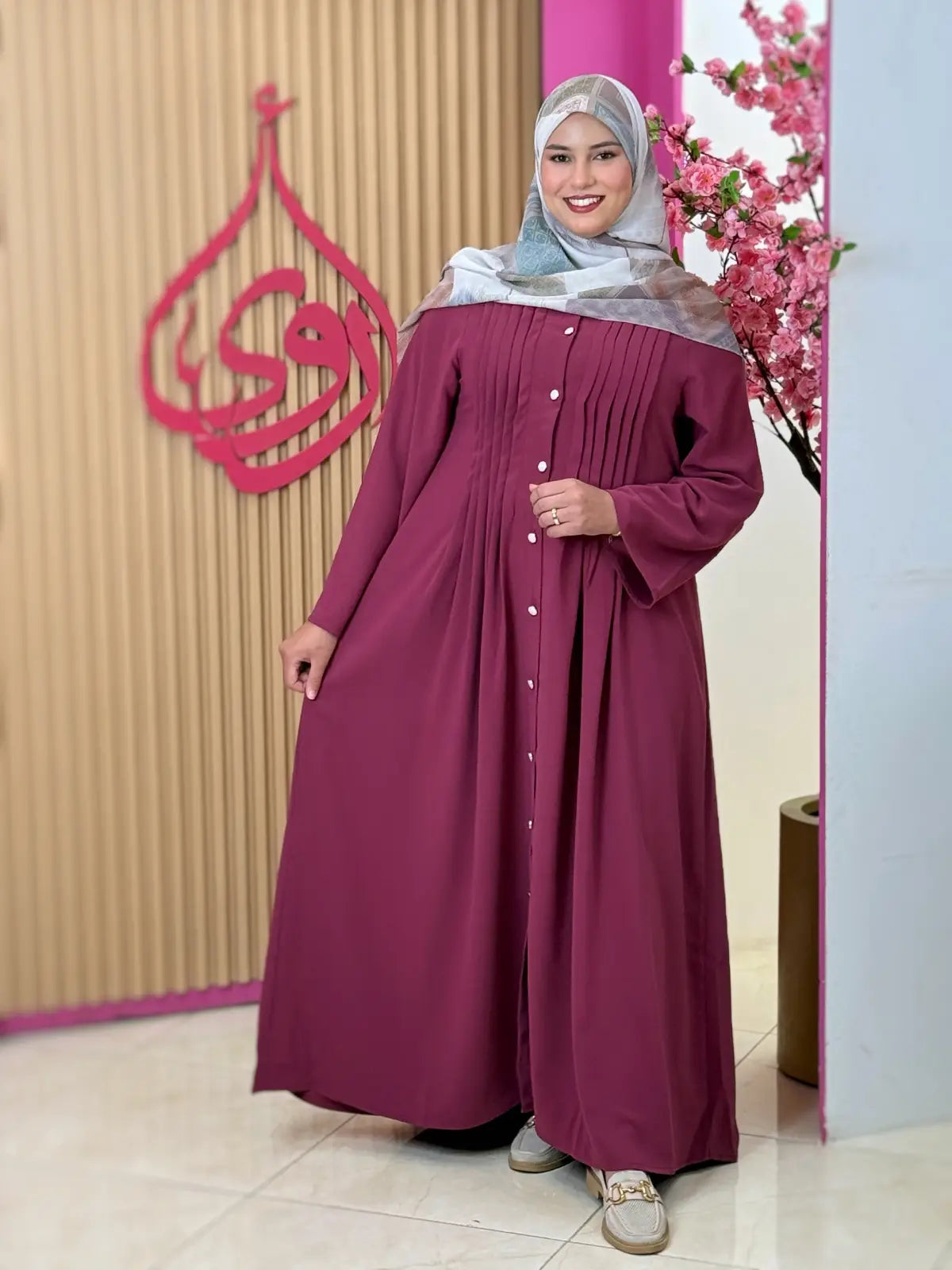 فستان ريماس بنفسجي