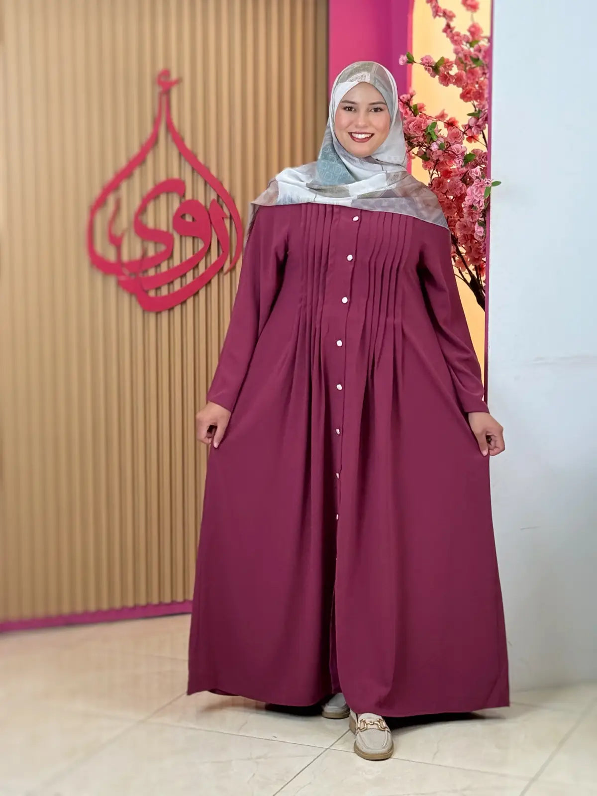فستان ريماس بنفسجي