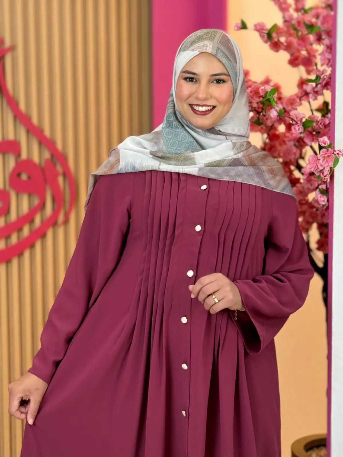 فستان ريماس بنفسجي