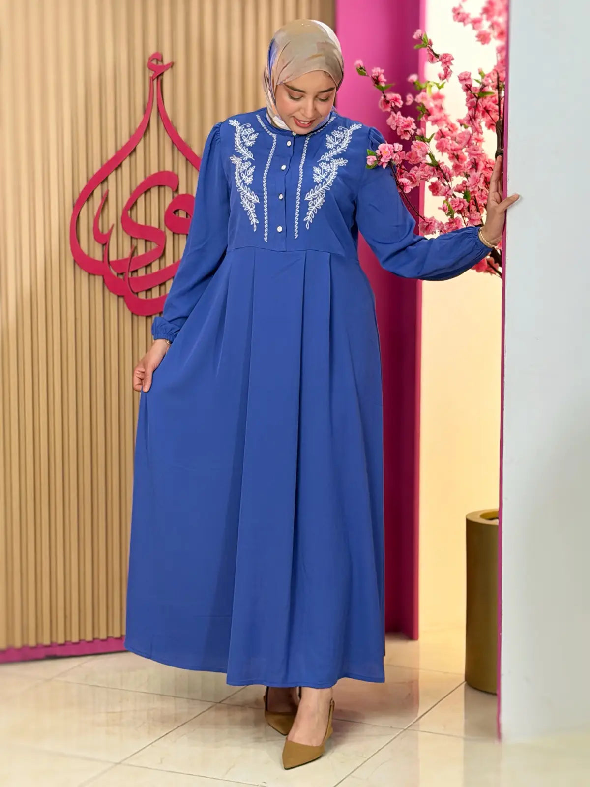 فستان سيرين أزرق