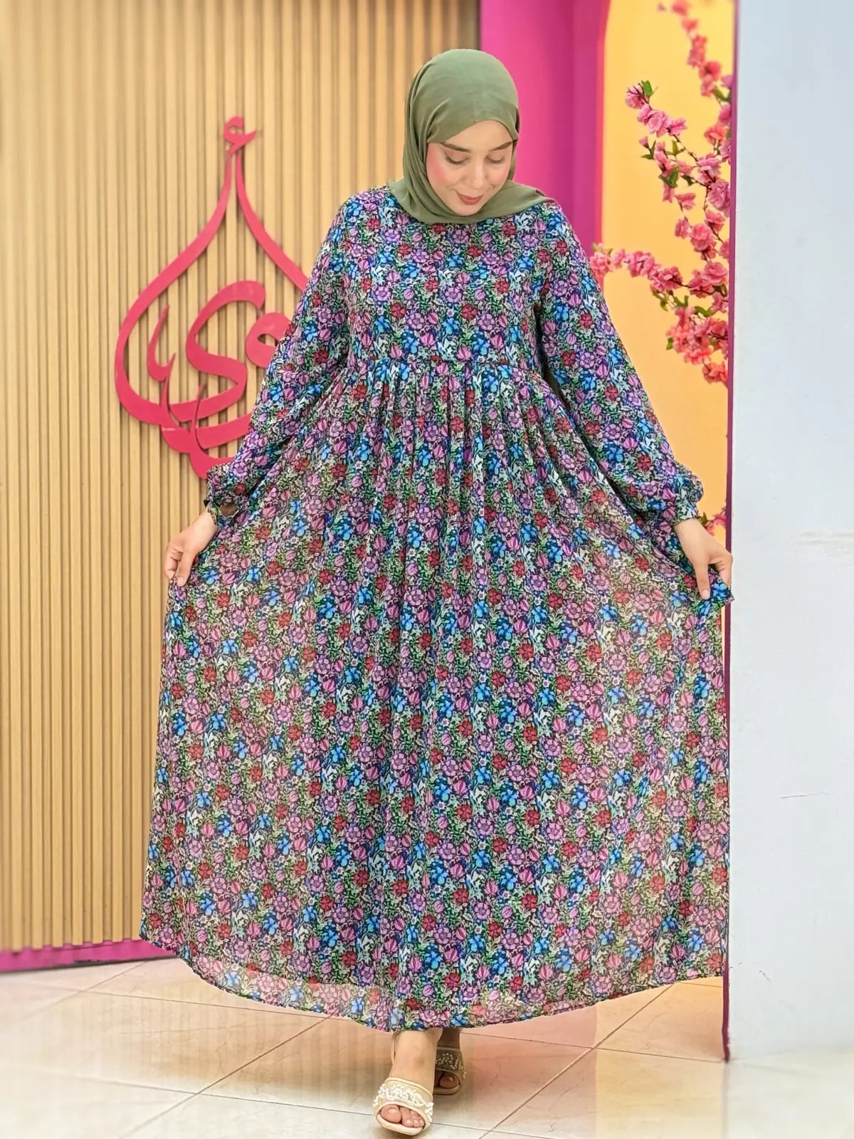فستان أنغام بنفسجي