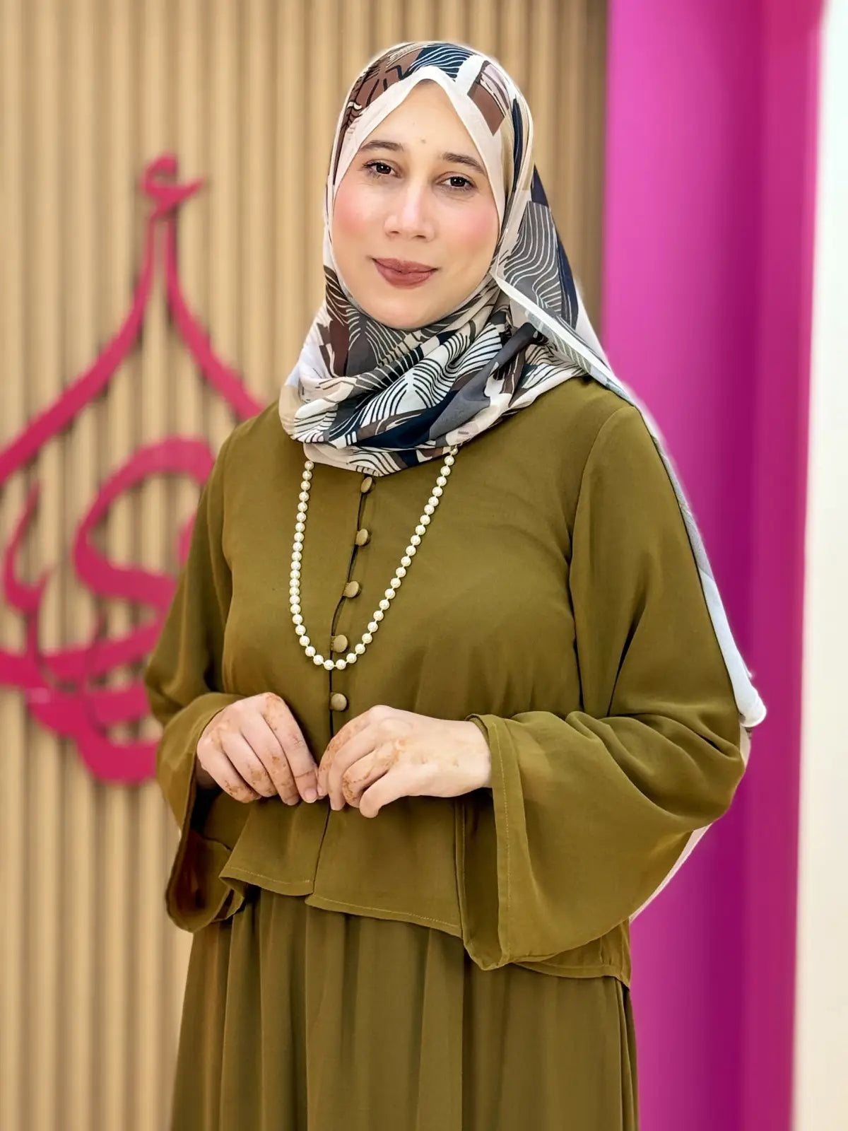 طقم جمانة أخضر