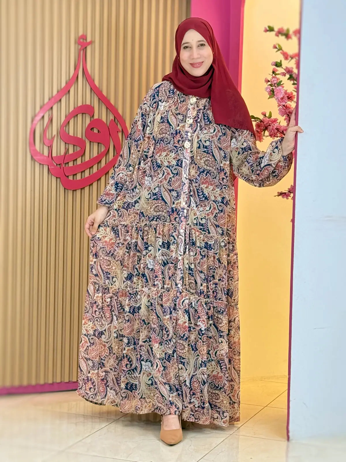 فستان إيلاف أزرق