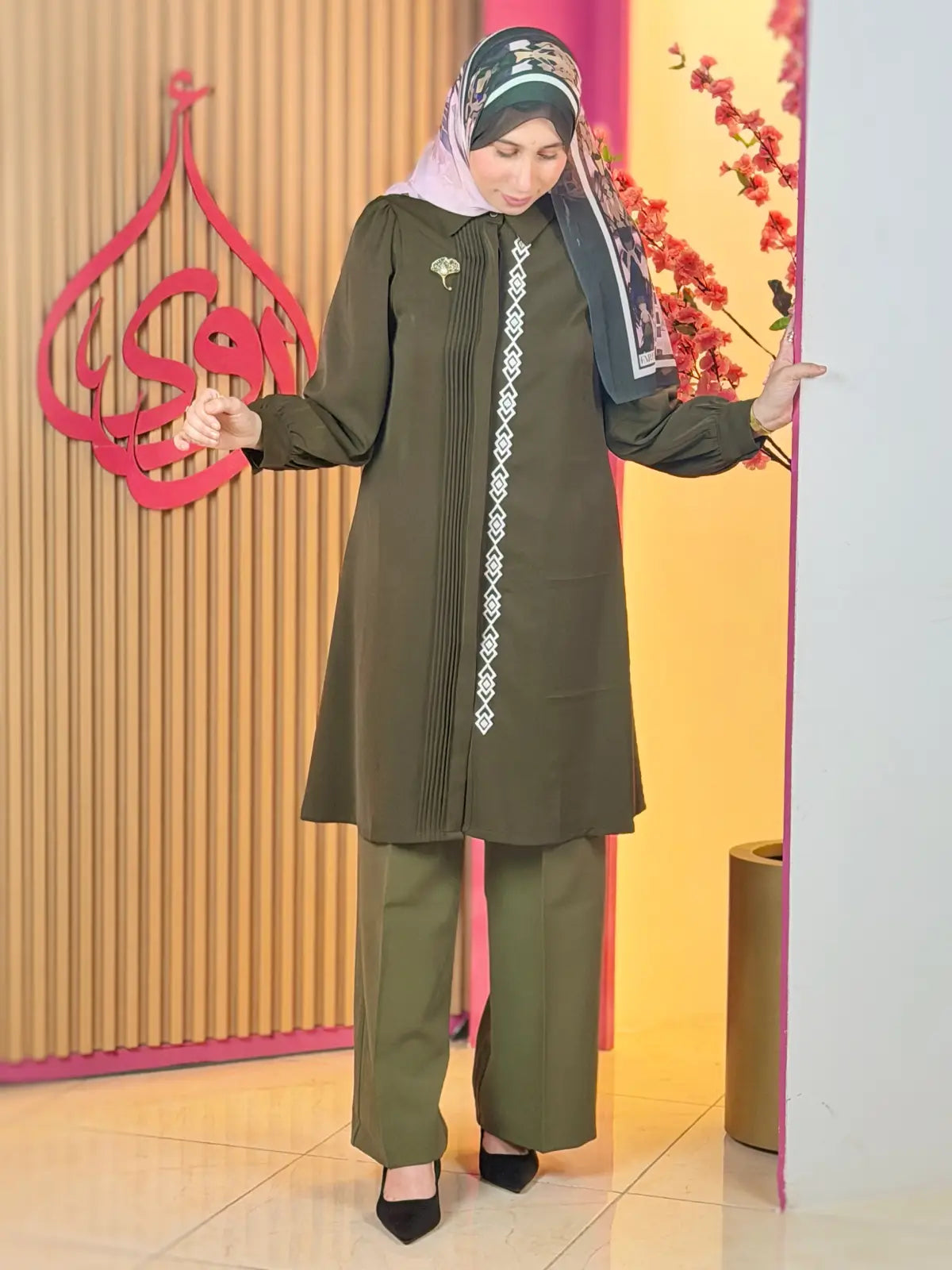 قميص أصالة أخضر