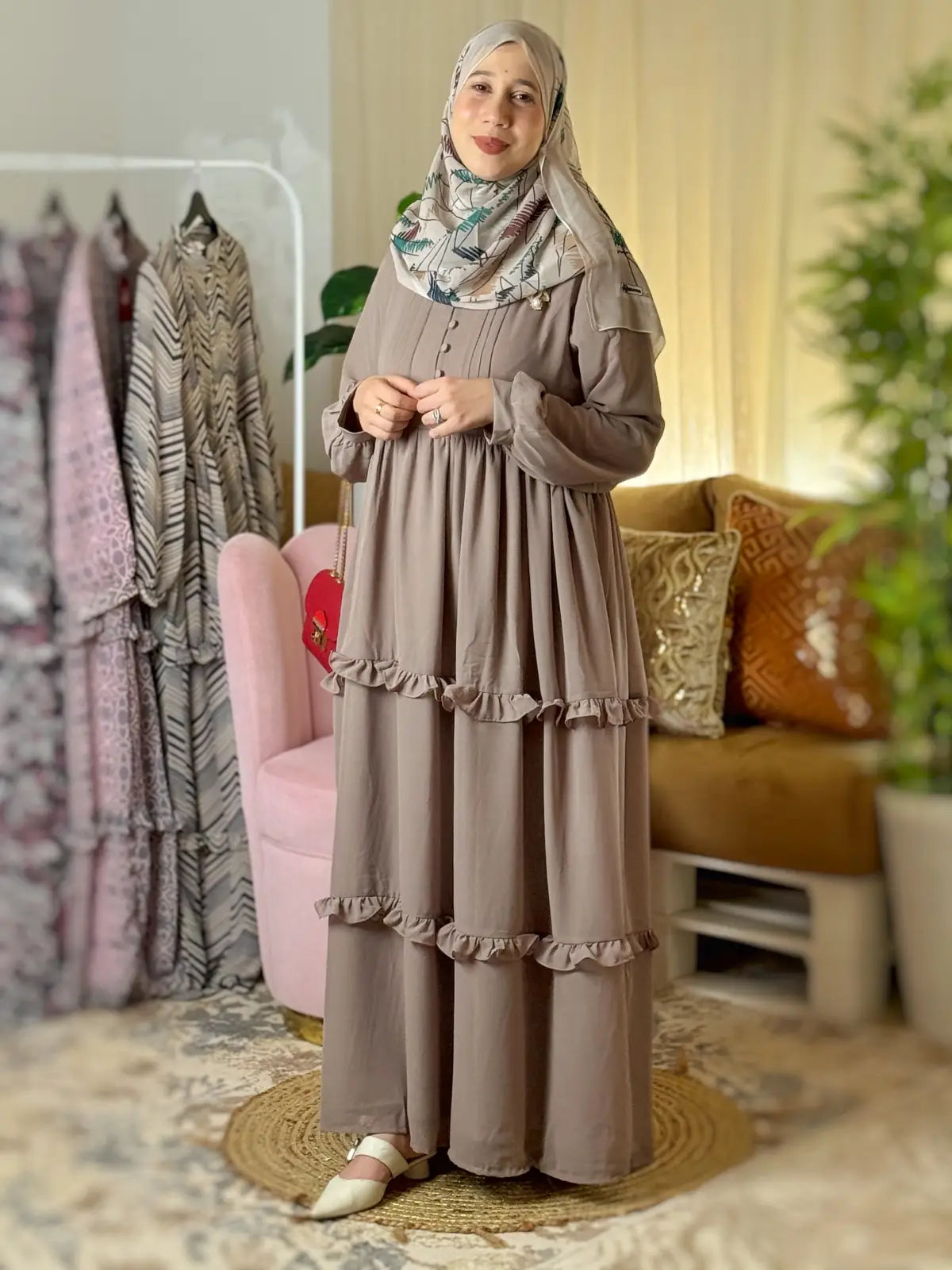 Robe FAYZA Khaki