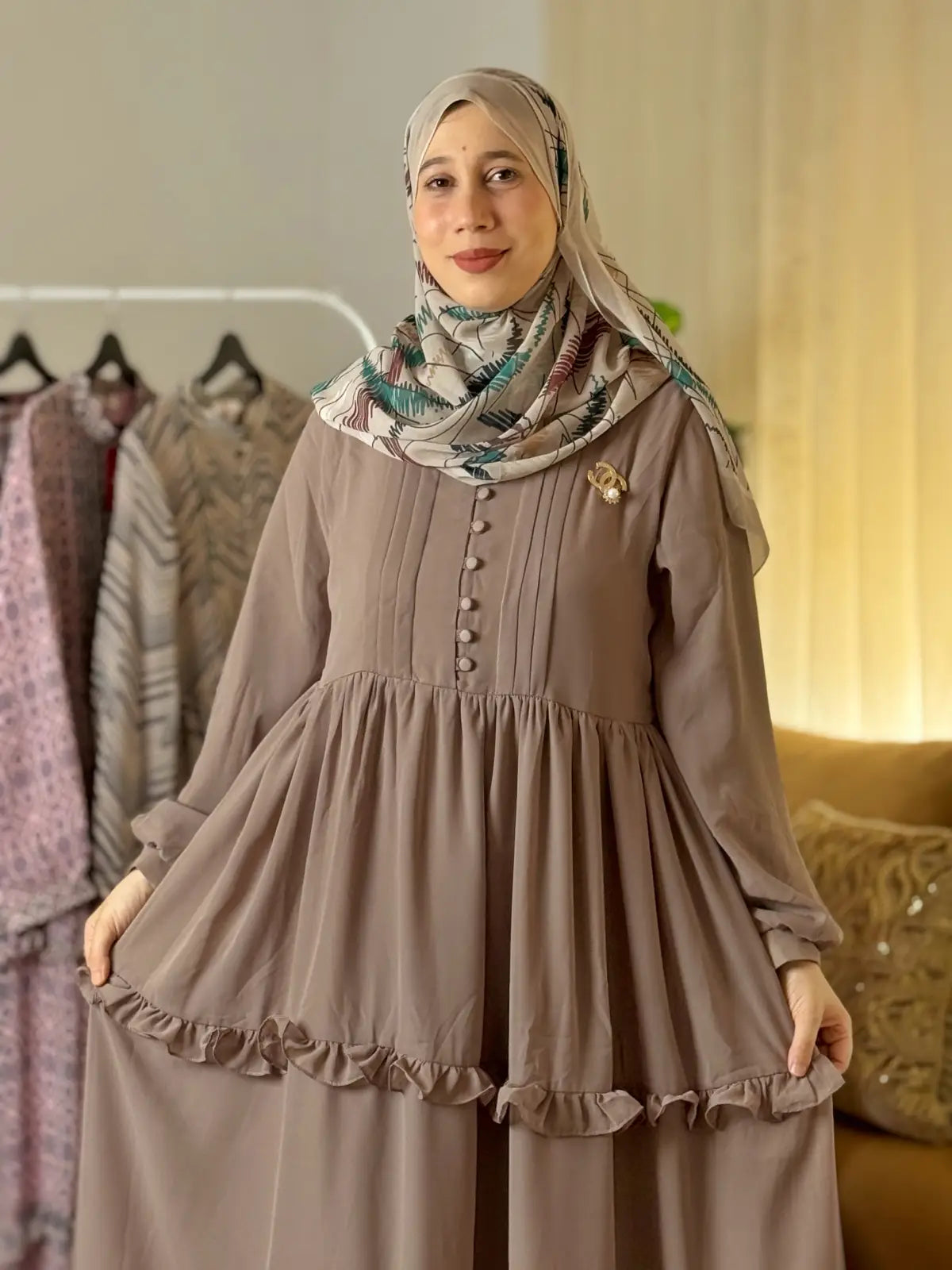 Robe FAYZA Khaki