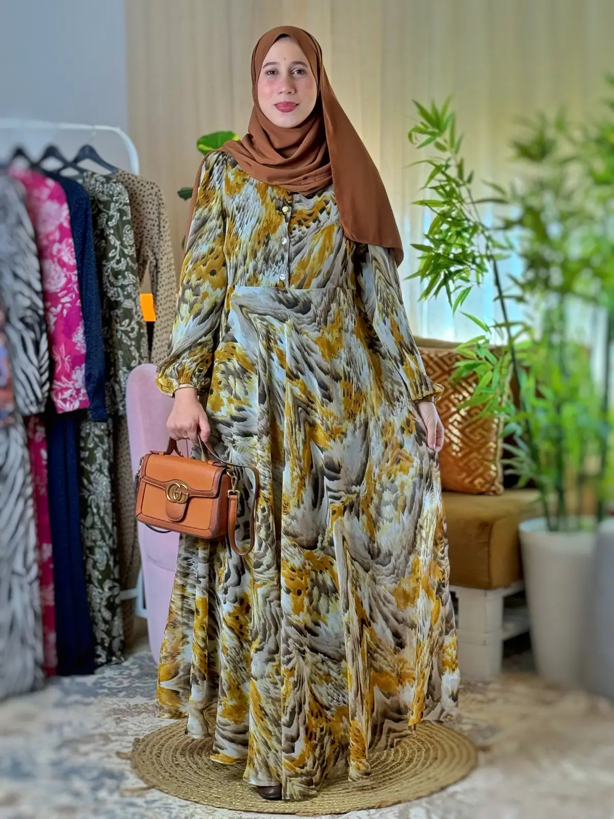 فستان فنة أصفر