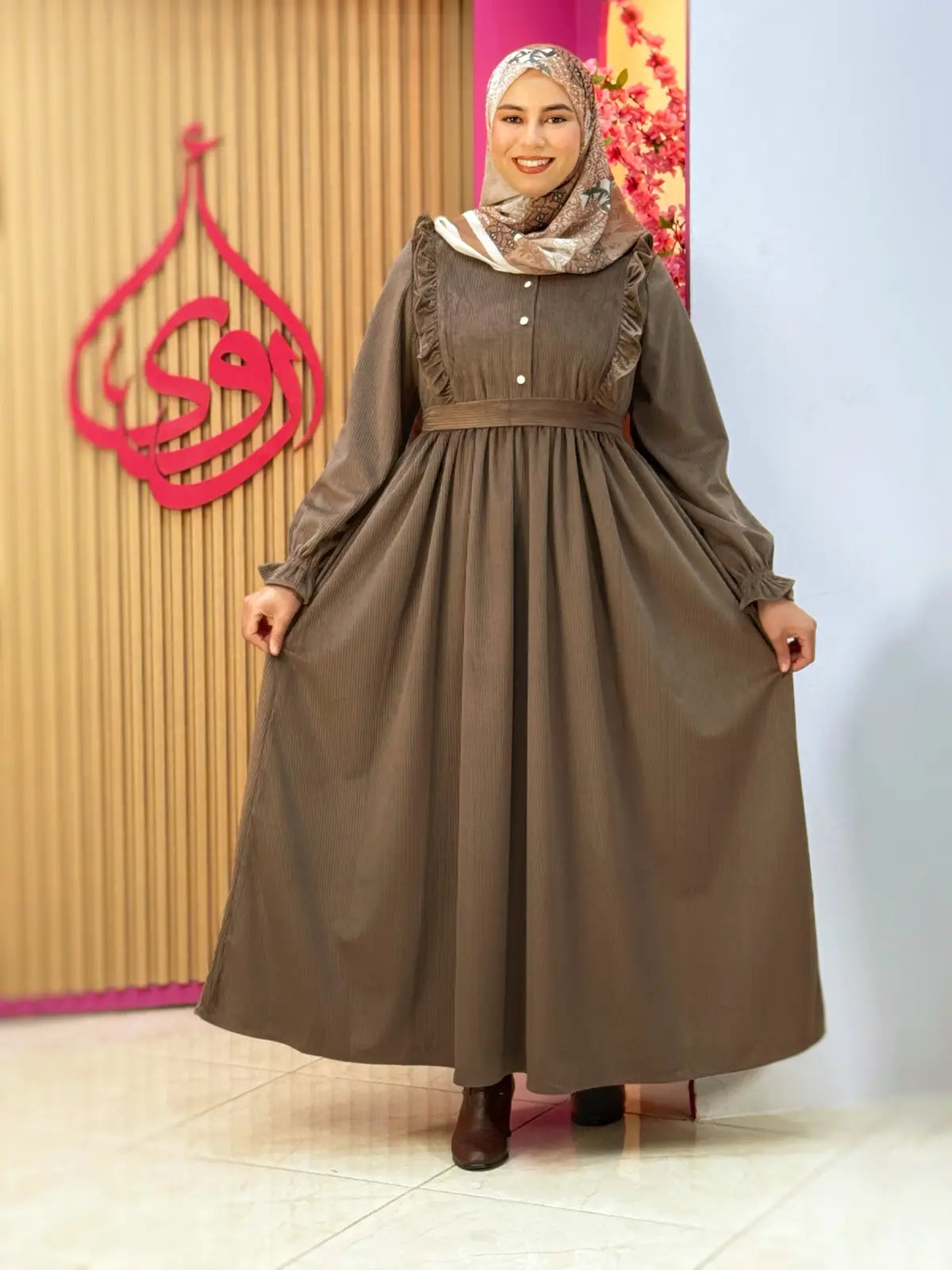 فستان صباح ترابي