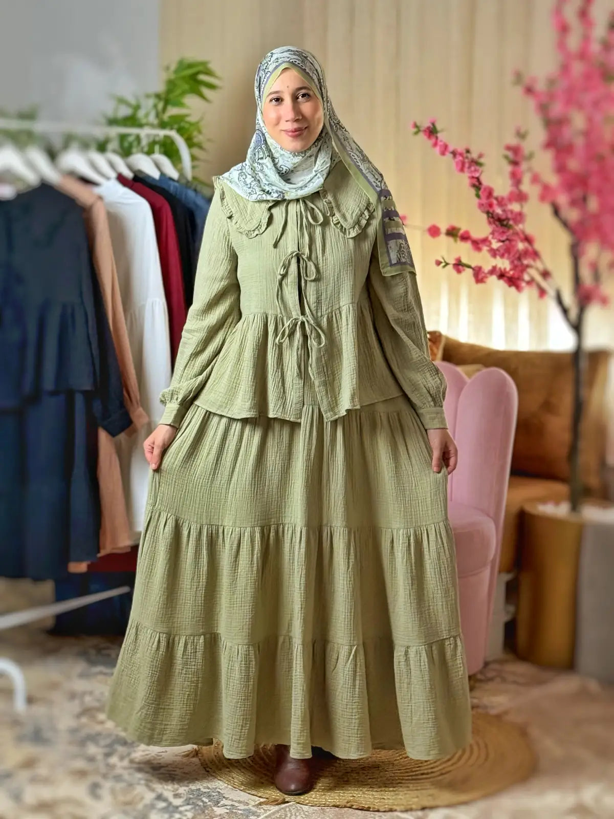 طقم خيال أخضر