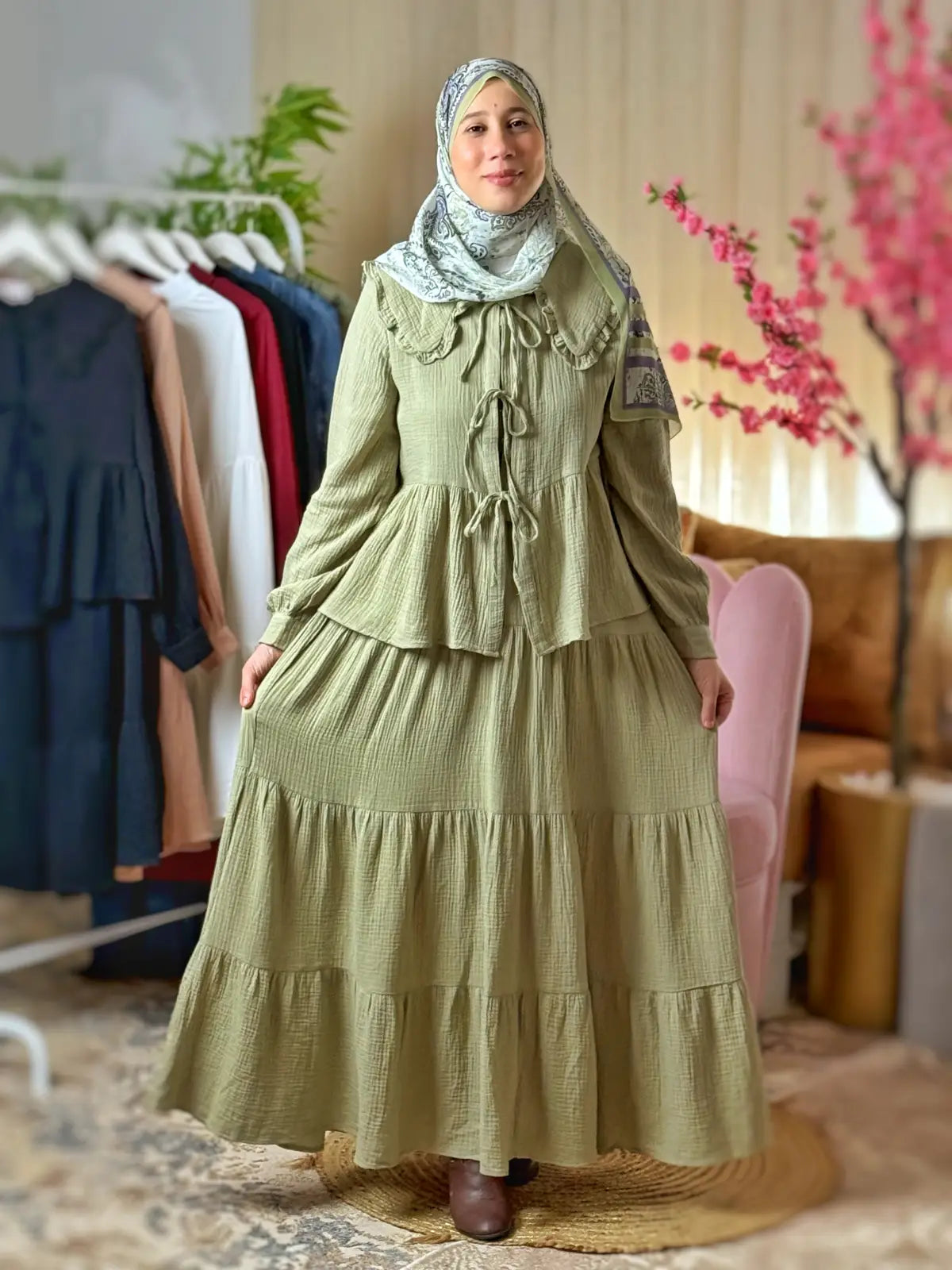 طقم خيال أخضر