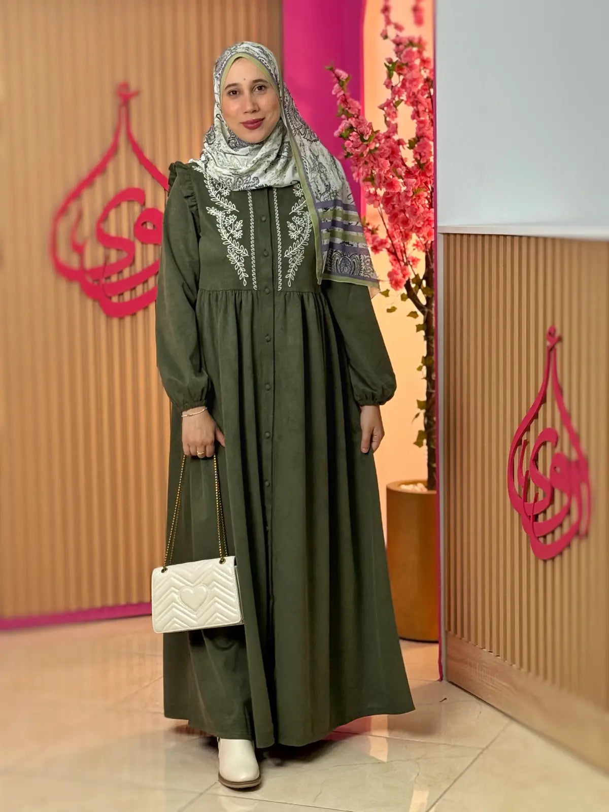 فستان سيرين أخضر