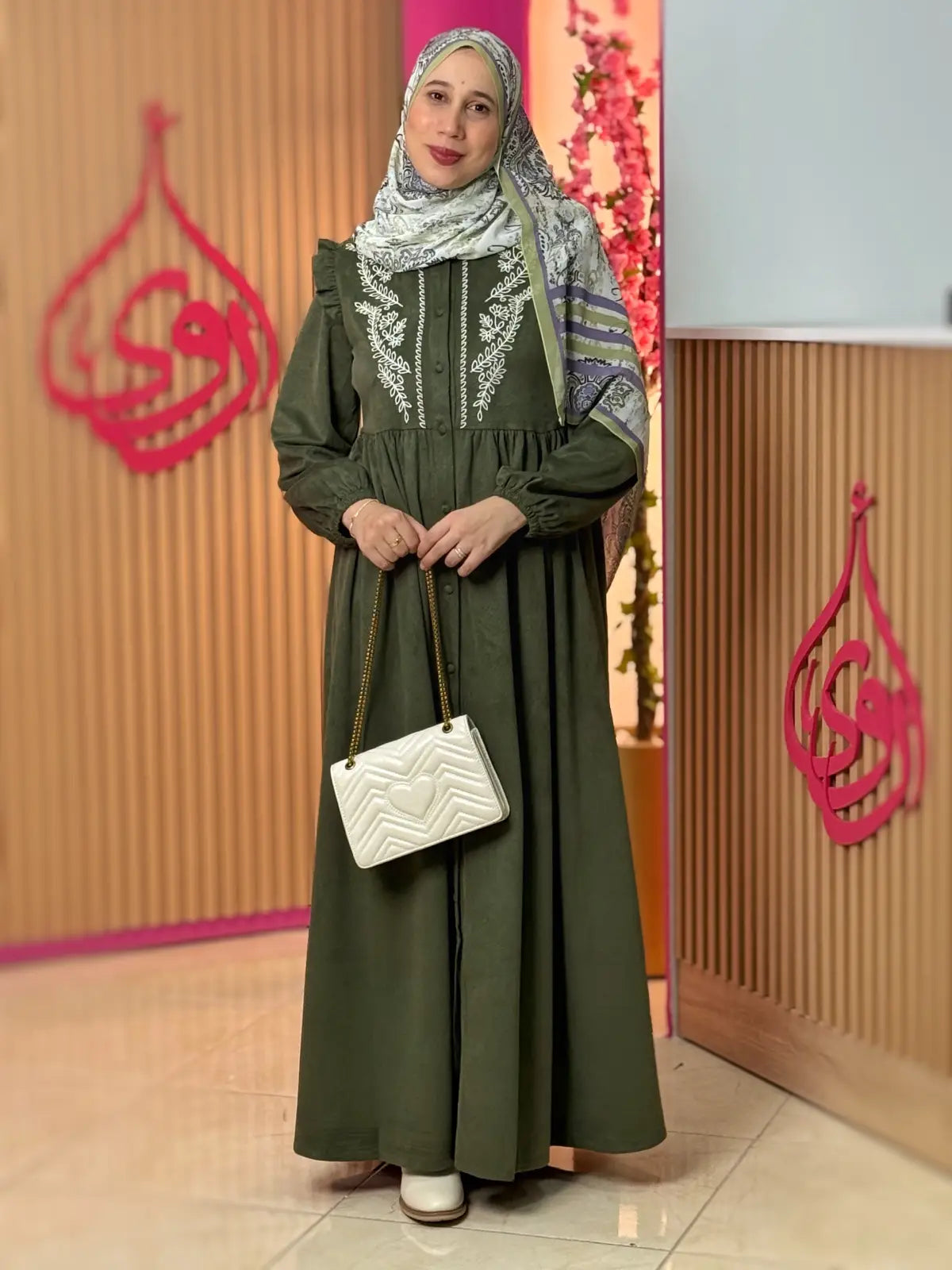 فستان سيرين أخضر