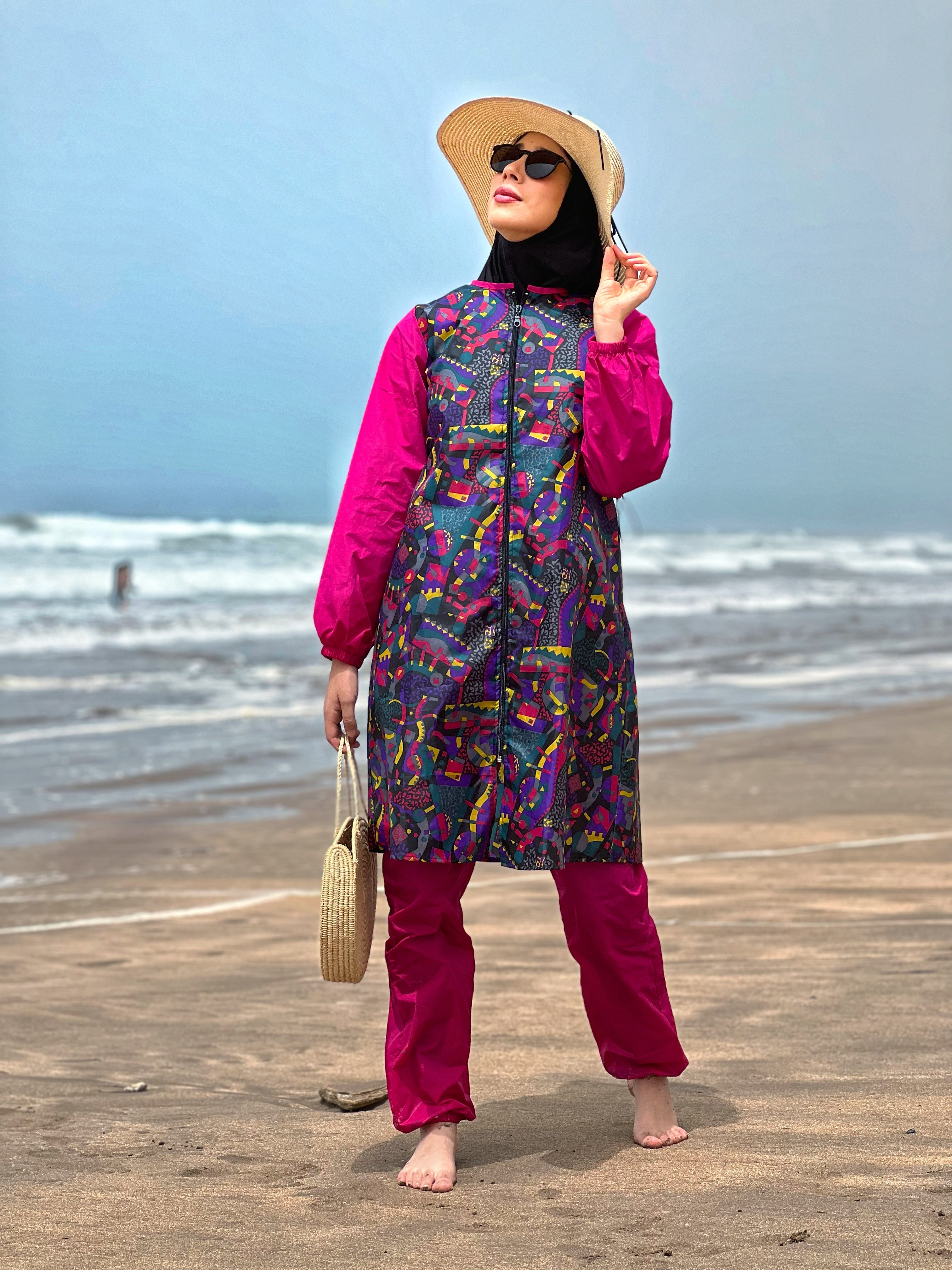 Burkini Bache Rose