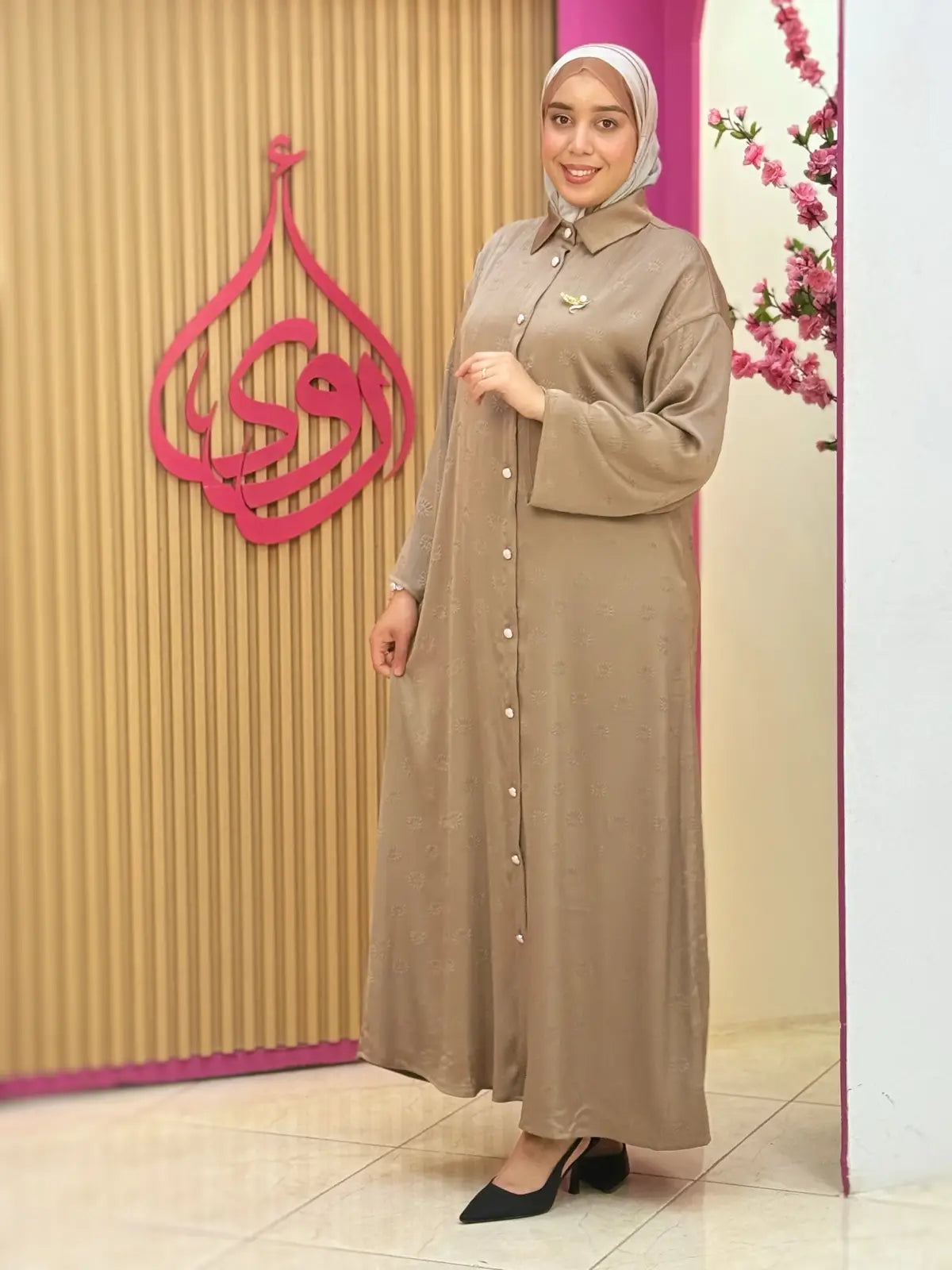 فستان رحاب بيج