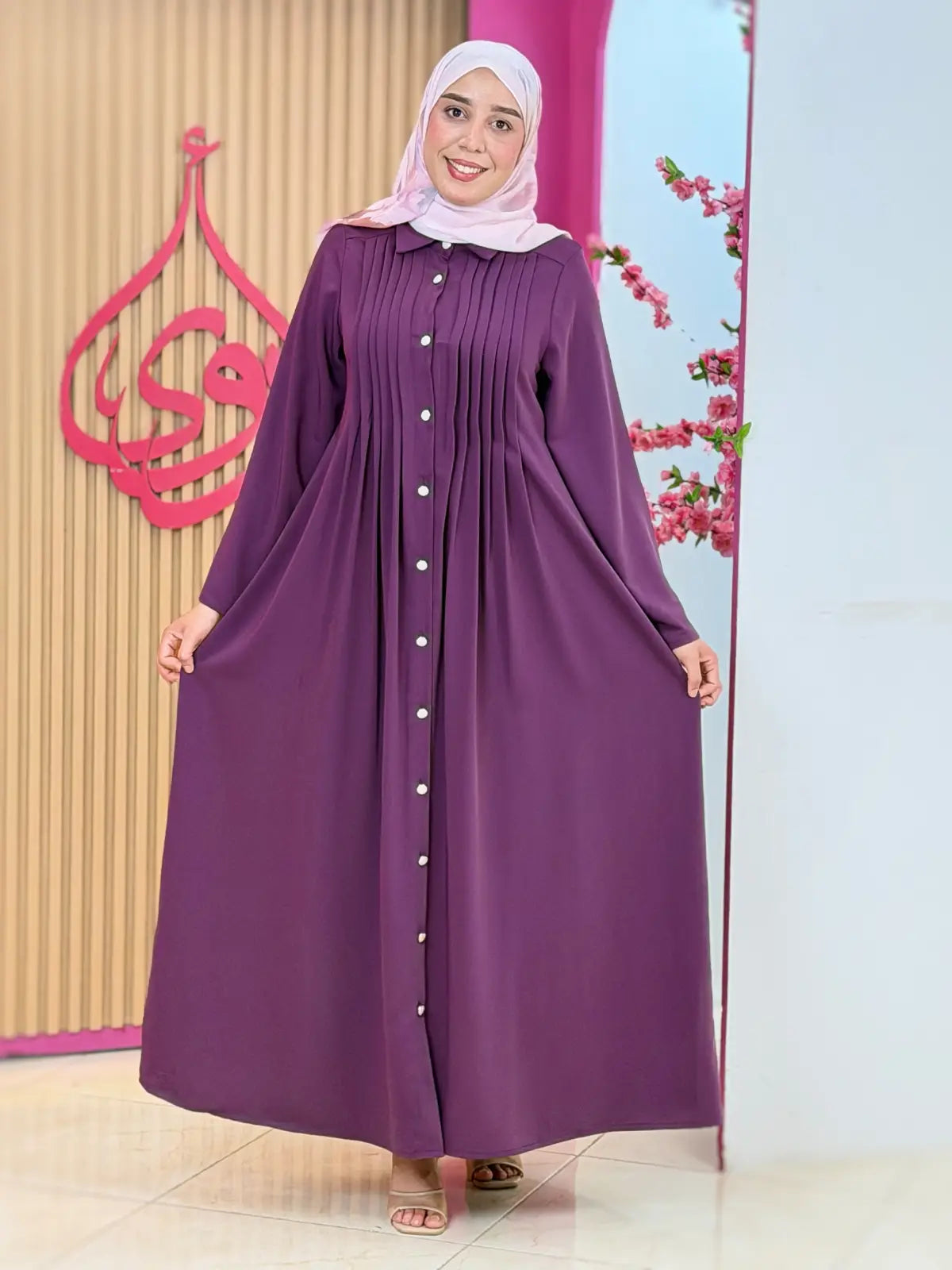 فستان ريماس بنفسجي