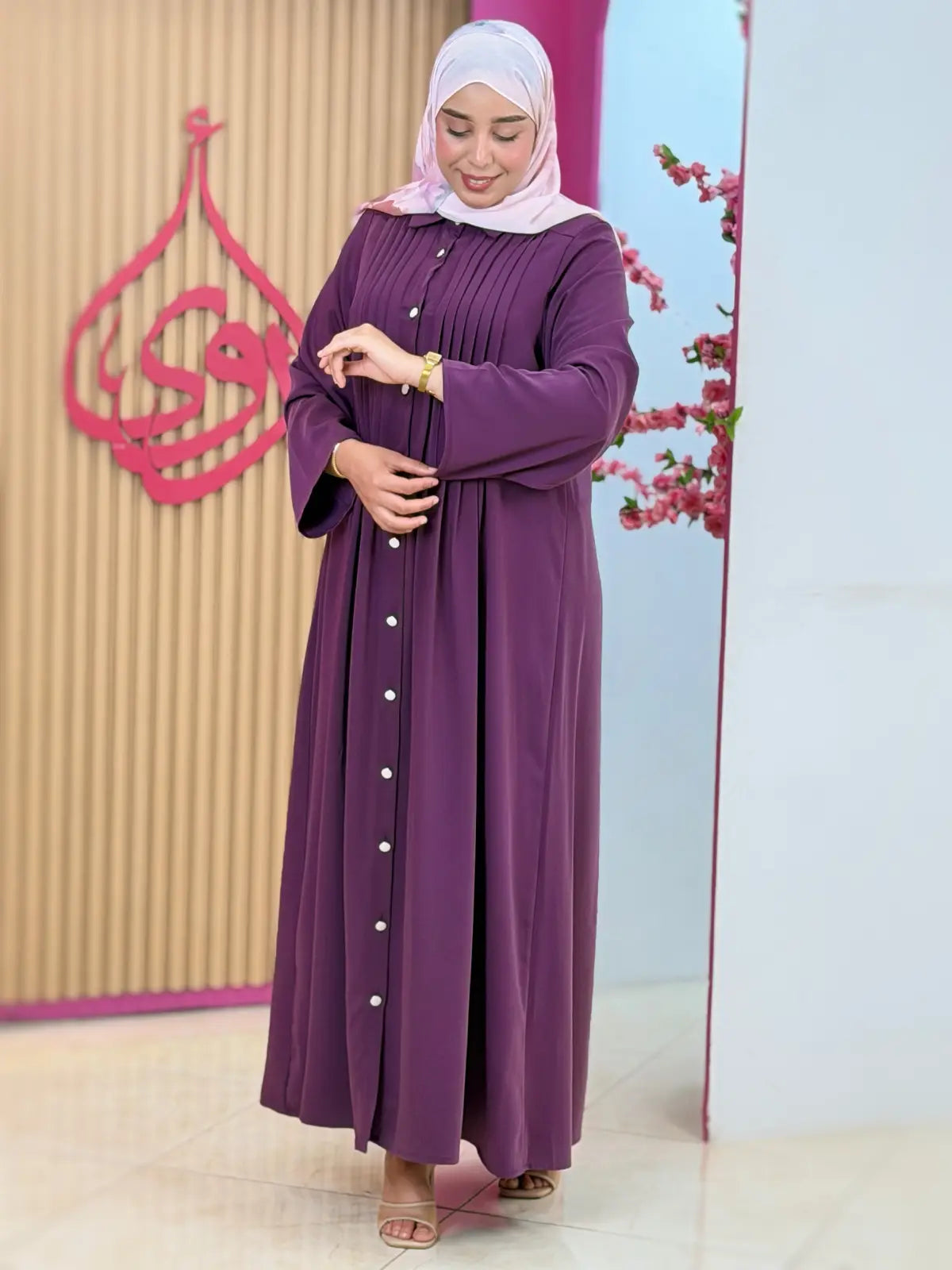 فستان ريماس بنفسجي