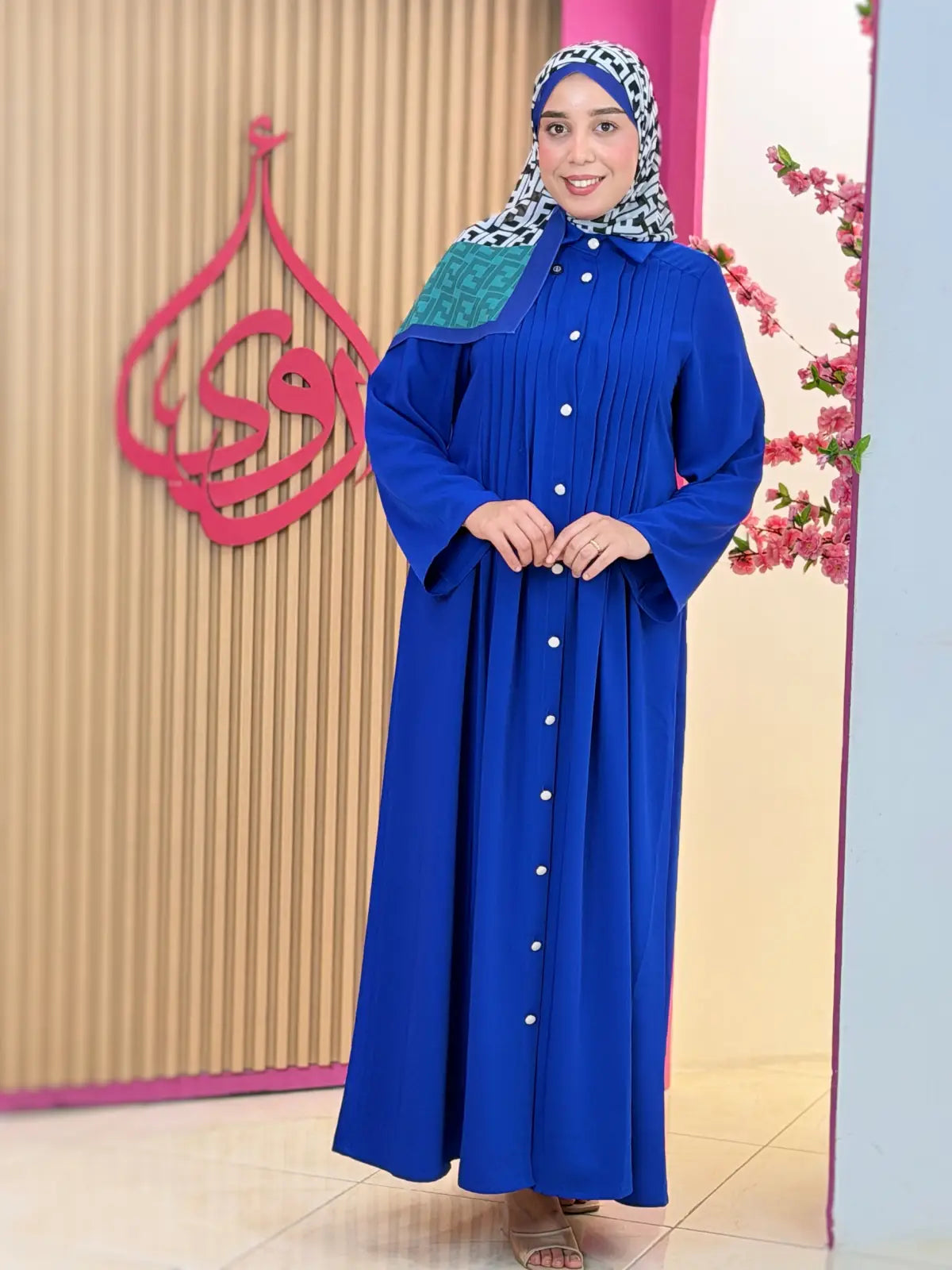 فستان ريماس ازرق