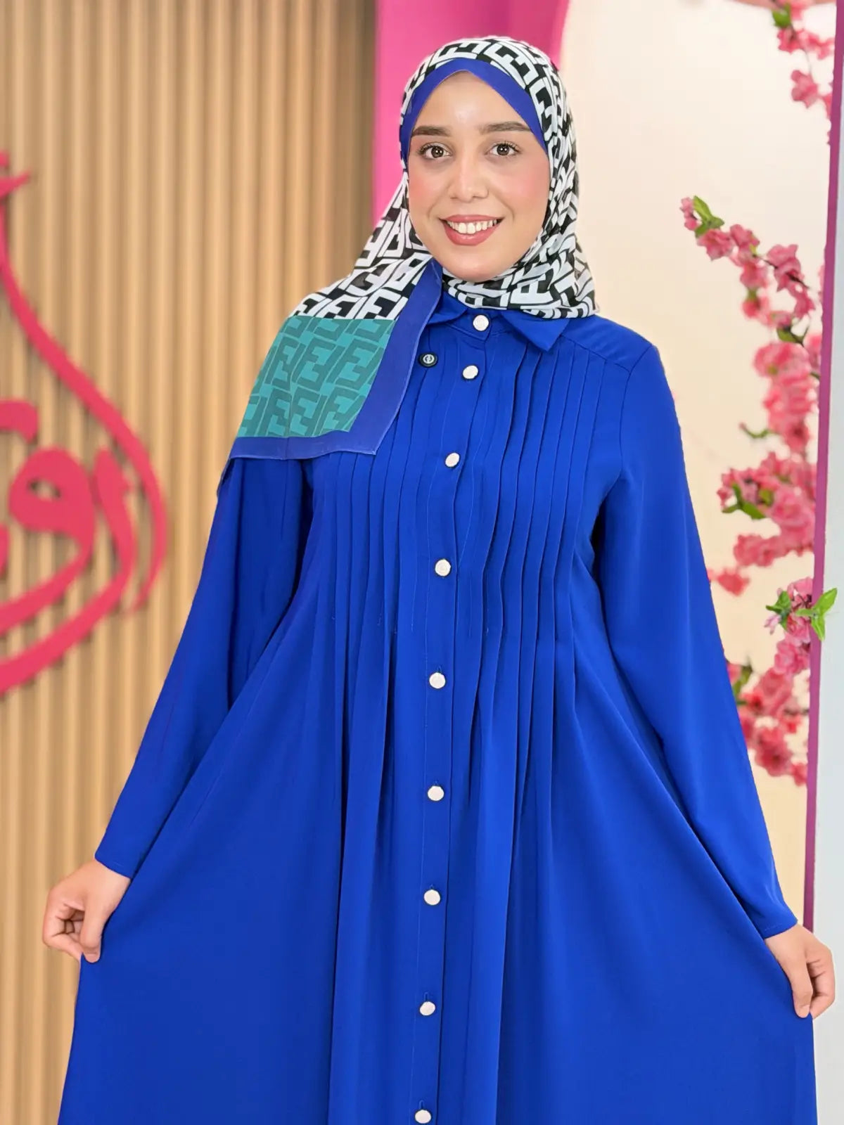 فستان ريماس ازرق