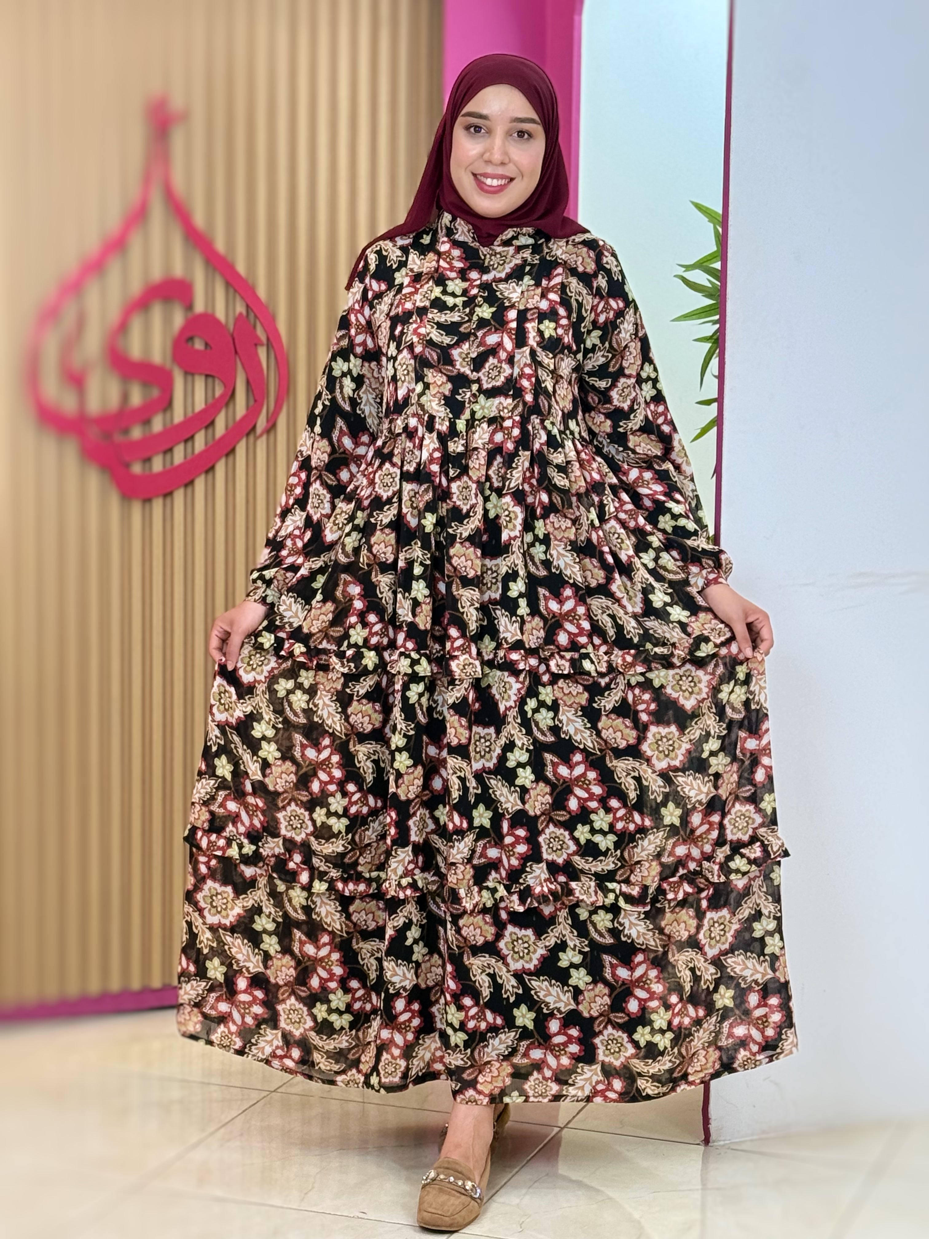 فستان نسمة أسود