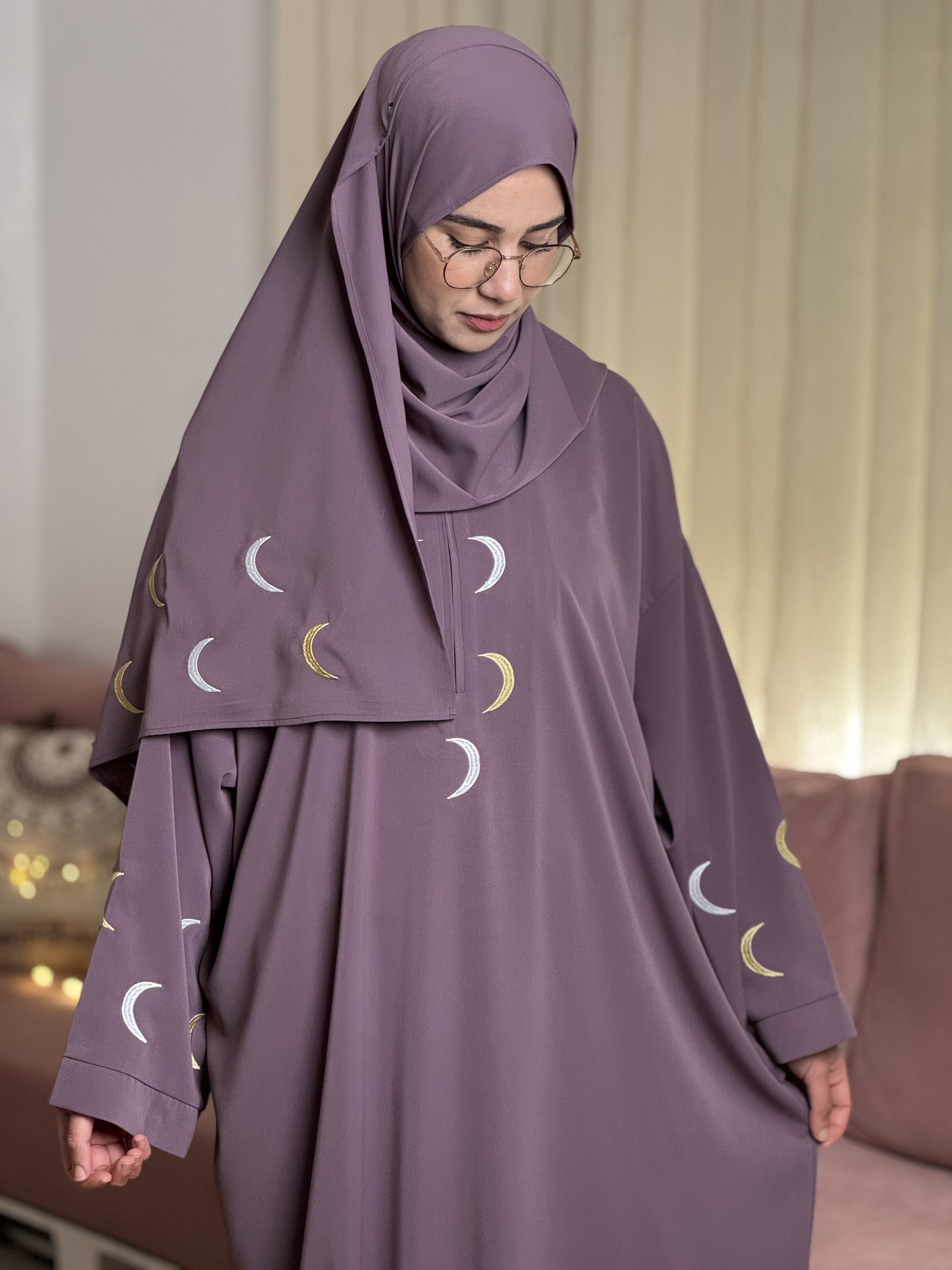 ABAYA SAFIA Mauve