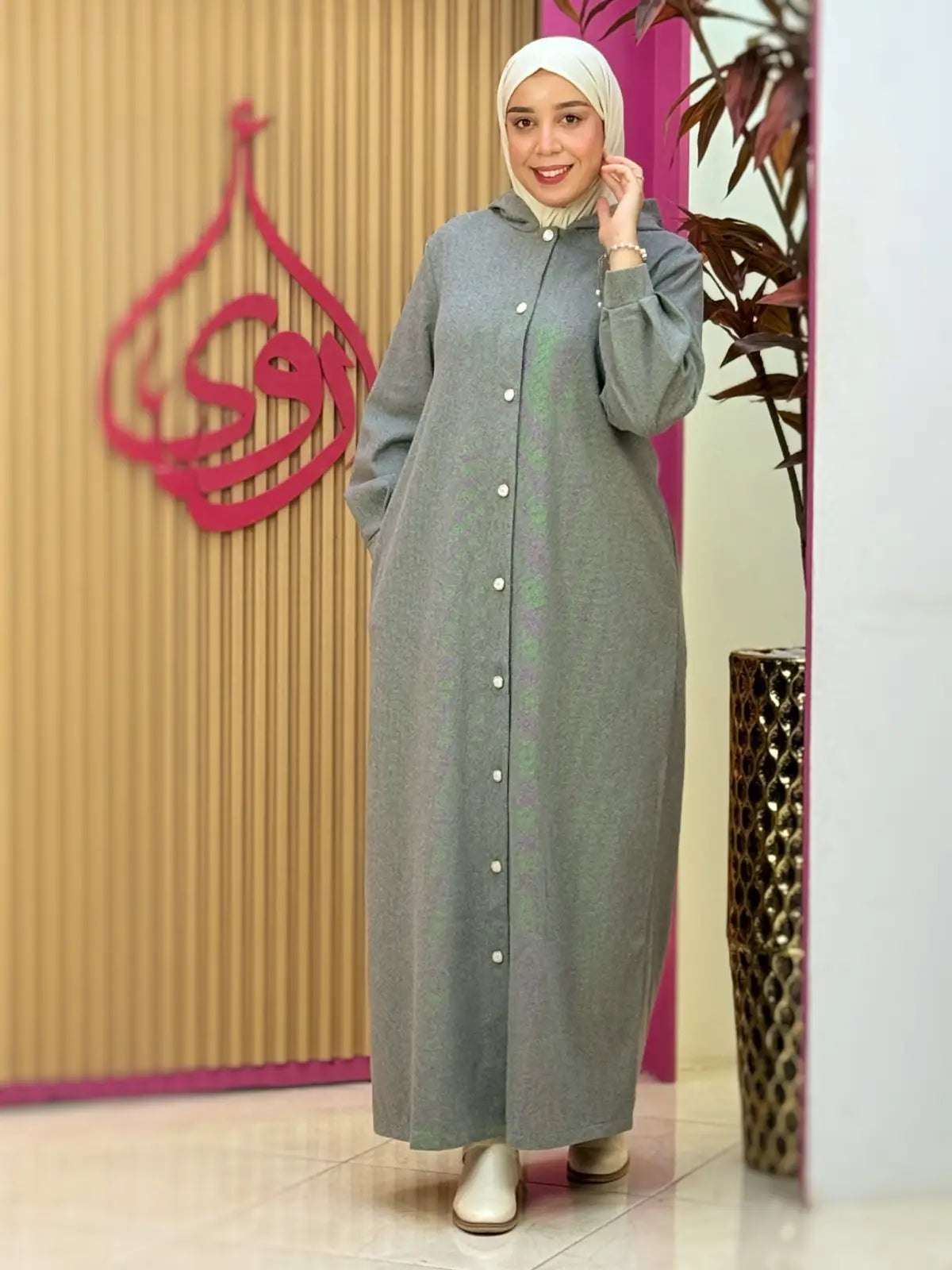 فستان ليلى أخضر
