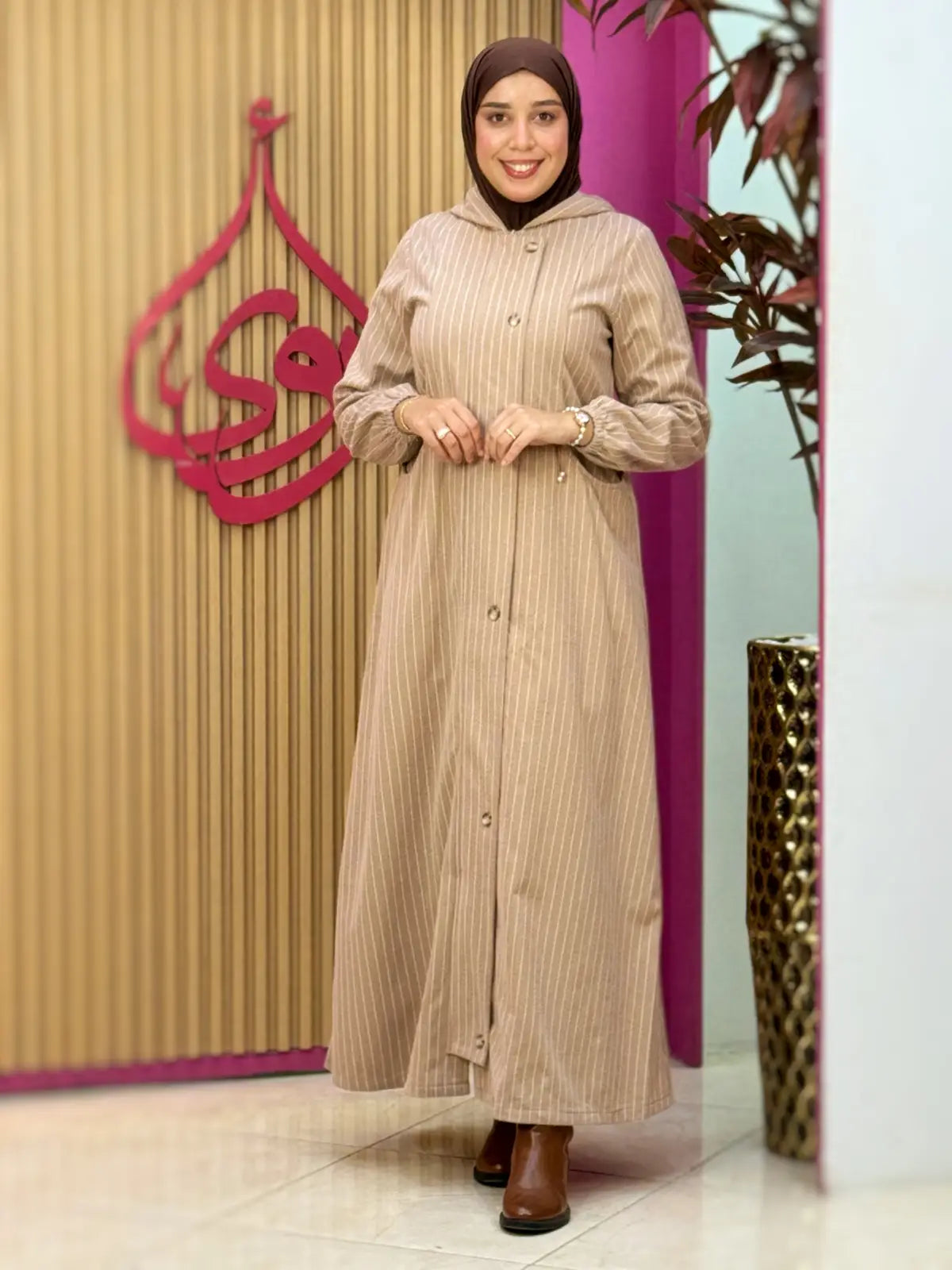 فستان ليان وردي