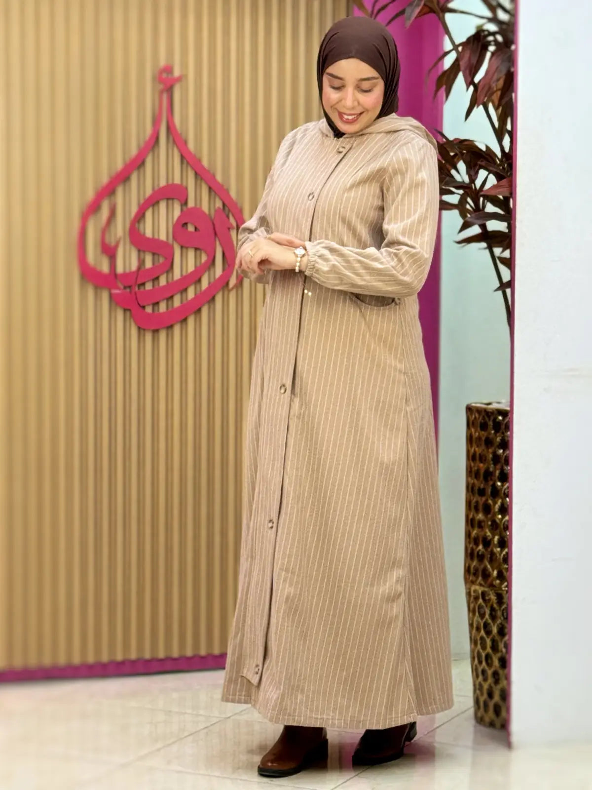 فستان ليان وردي