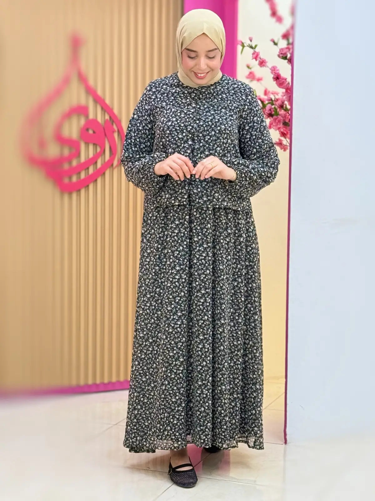 طقم جمانة أسود